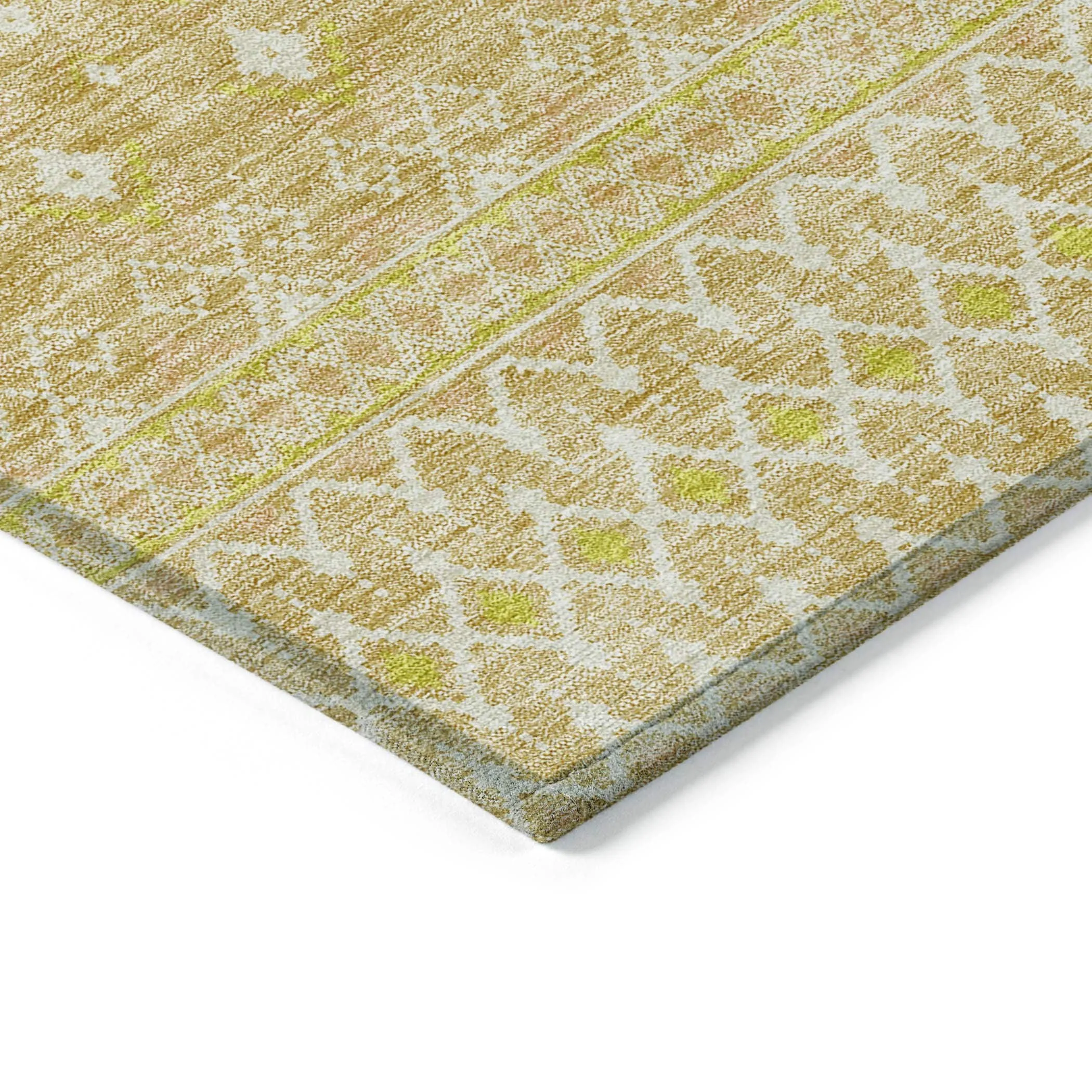 Machine Washable Indoor/ Outdoor Chantille Morrocan Boho Rug