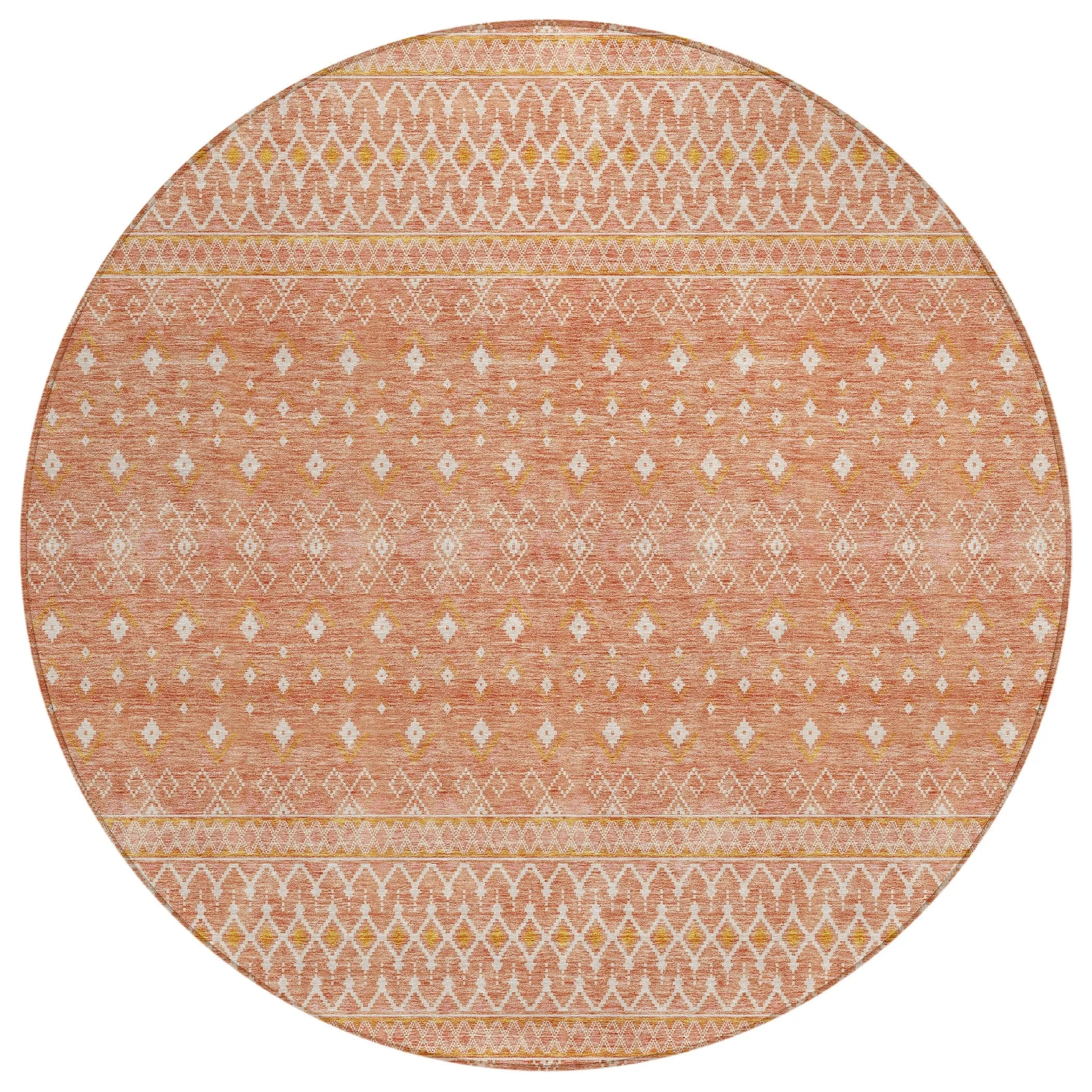 Machine Washable Indoor/ Outdoor Chantille Morrocan Boho Rug