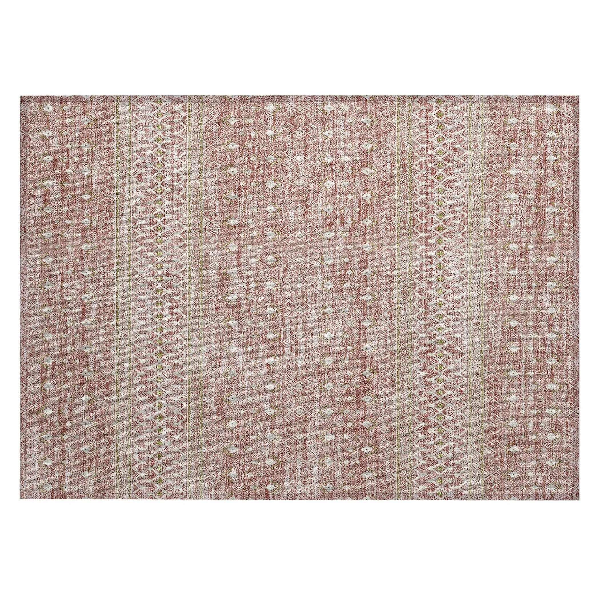 Machine Washable Indoor/ Outdoor Chantille Morrocan Boho Rug