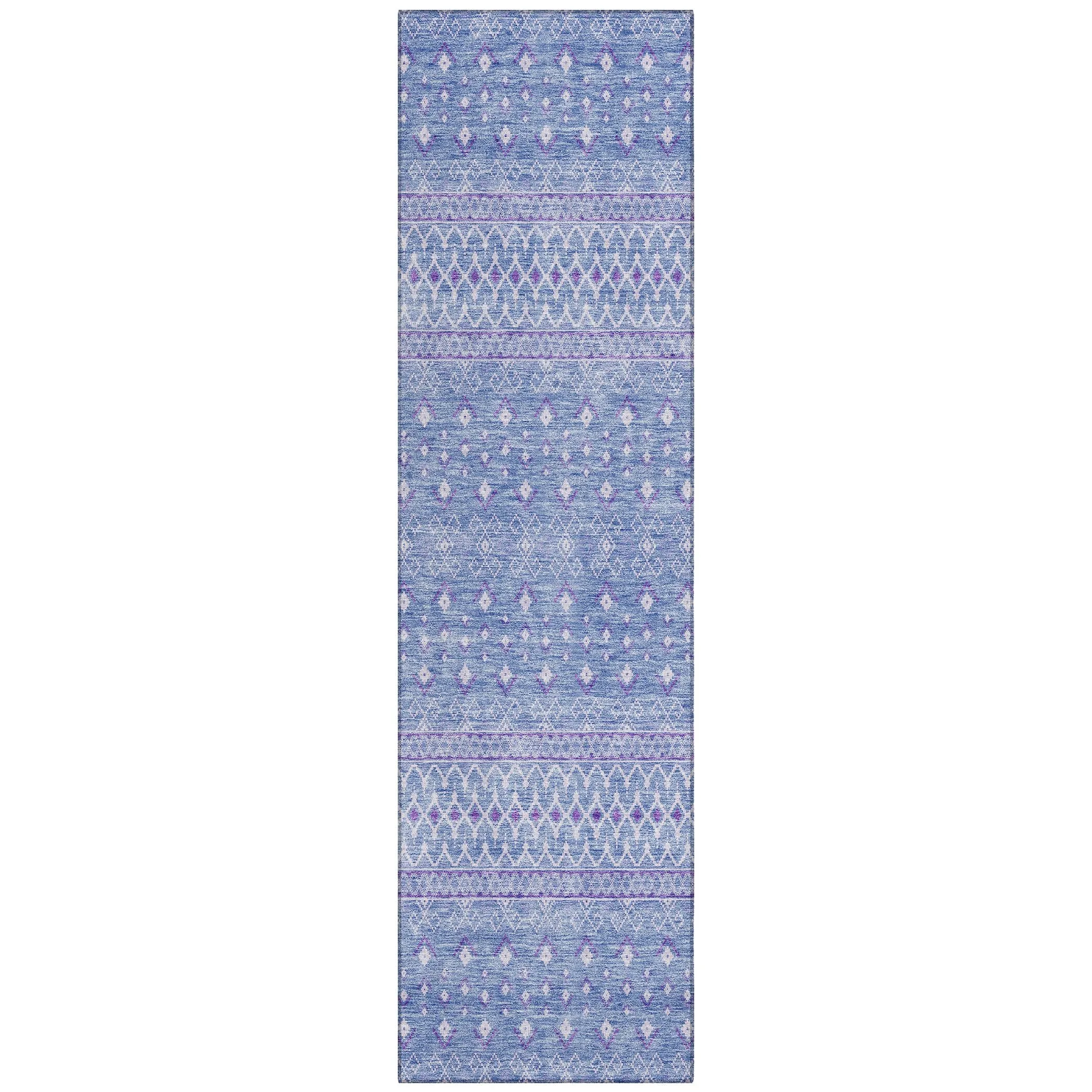 Machine Washable Indoor/ Outdoor Chantille Morrocan Boho Rug