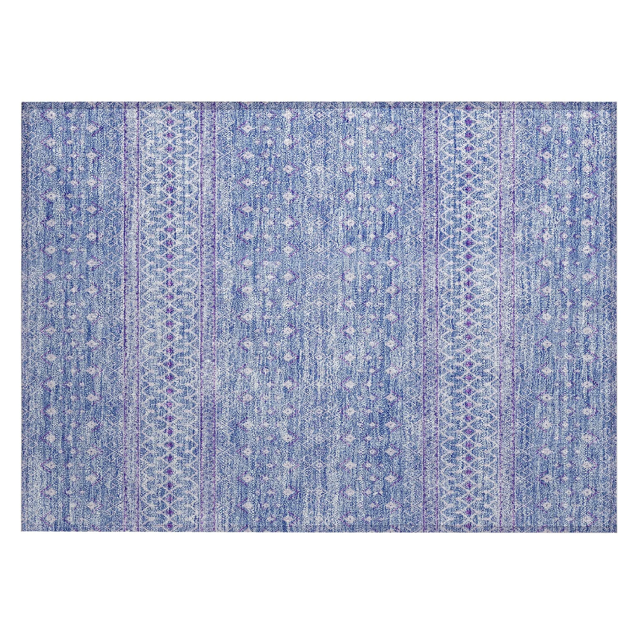 Machine Washable Indoor/ Outdoor Chantille Morrocan Boho Rug