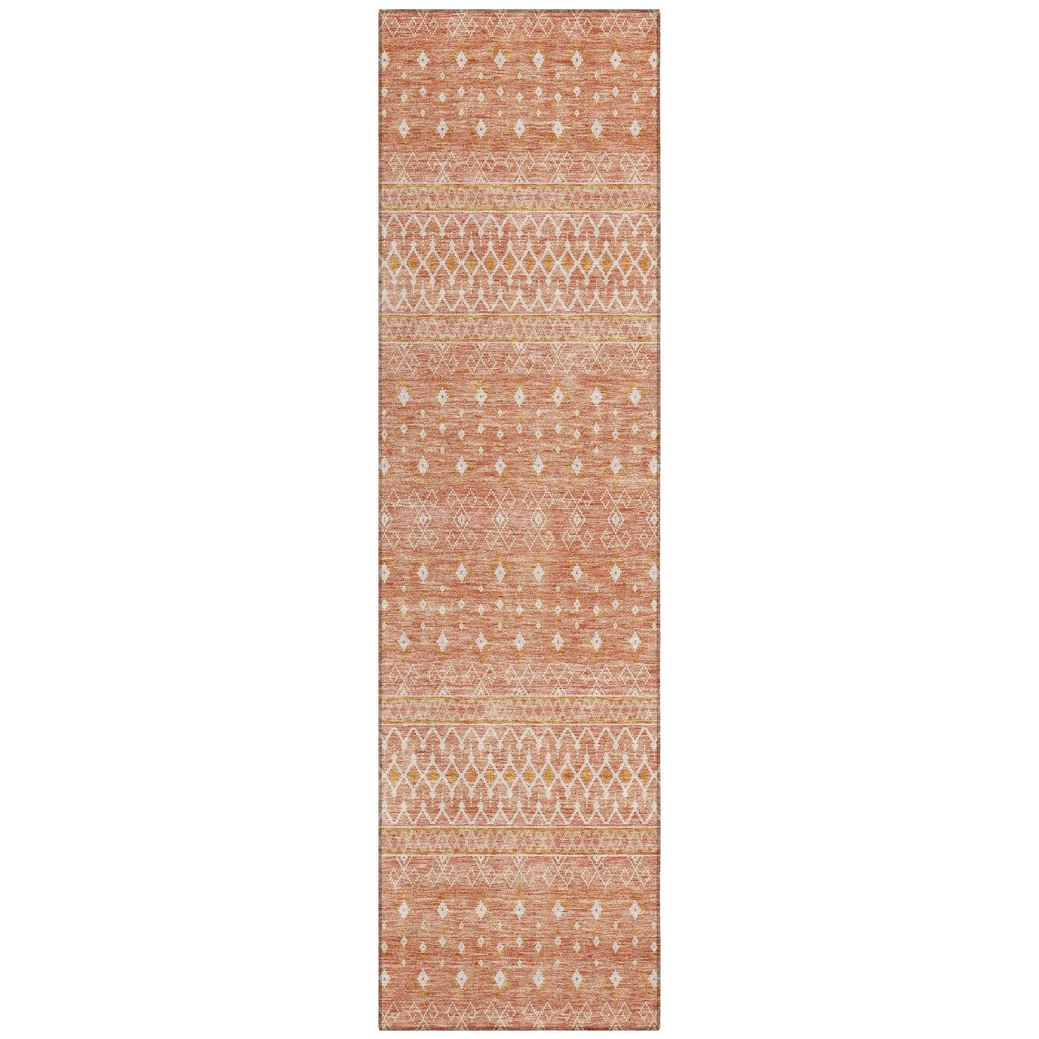 Machine Washable Indoor/ Outdoor Chantille Morrocan Boho Rug