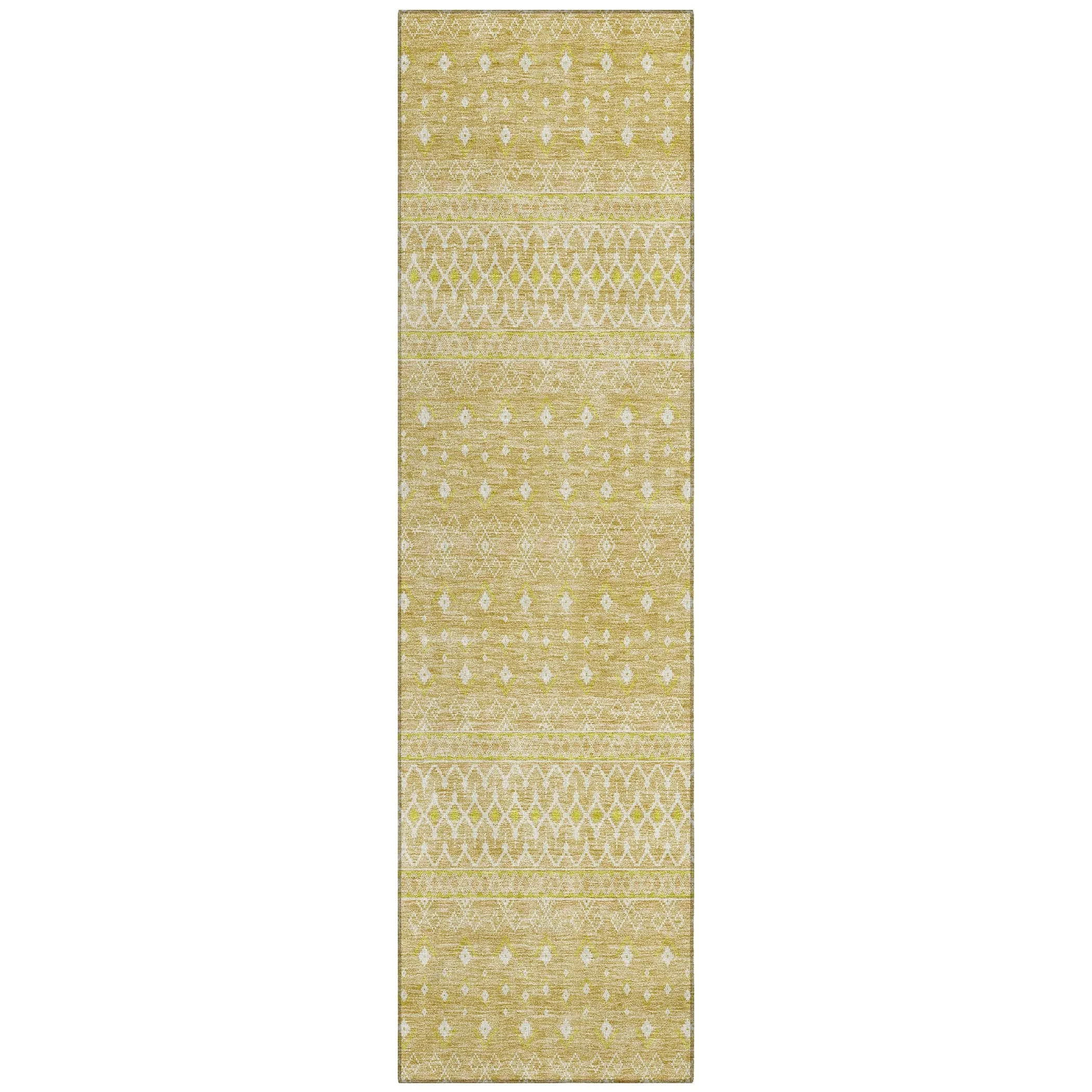 Machine Washable Indoor/ Outdoor Chantille Morrocan Boho Rug