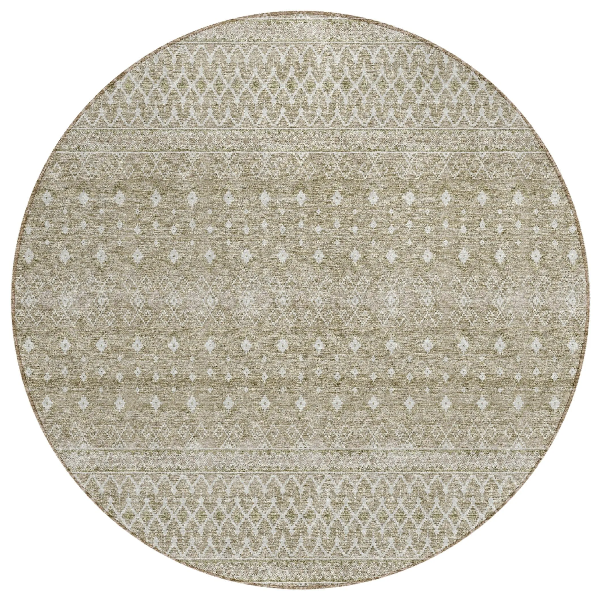 Machine Washable Indoor/ Outdoor Chantille Morrocan Boho Rug