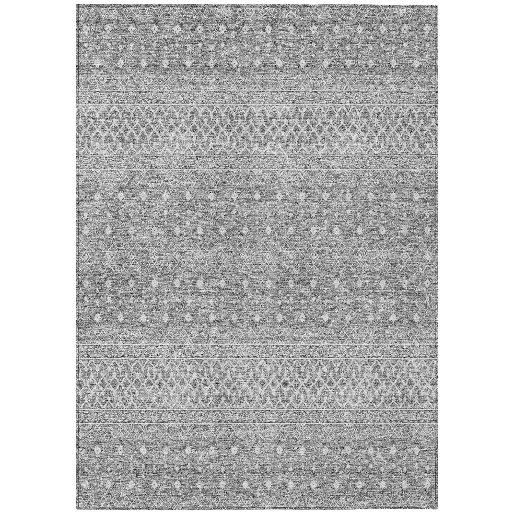 Machine Washable Indoor/ Outdoor Chantille Morrocan Boho Rug