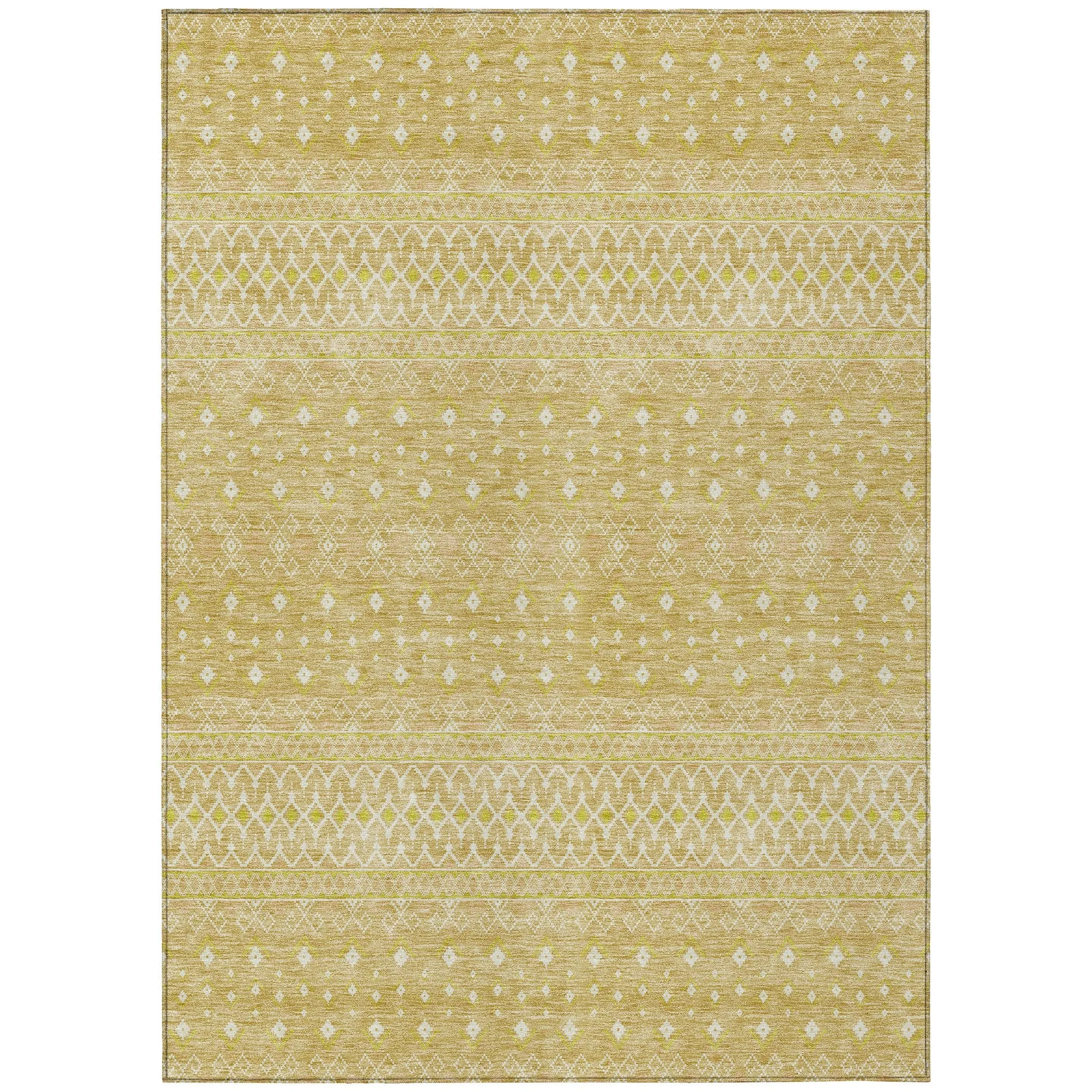 Machine Washable Indoor/ Outdoor Chantille Morrocan Boho Rug
