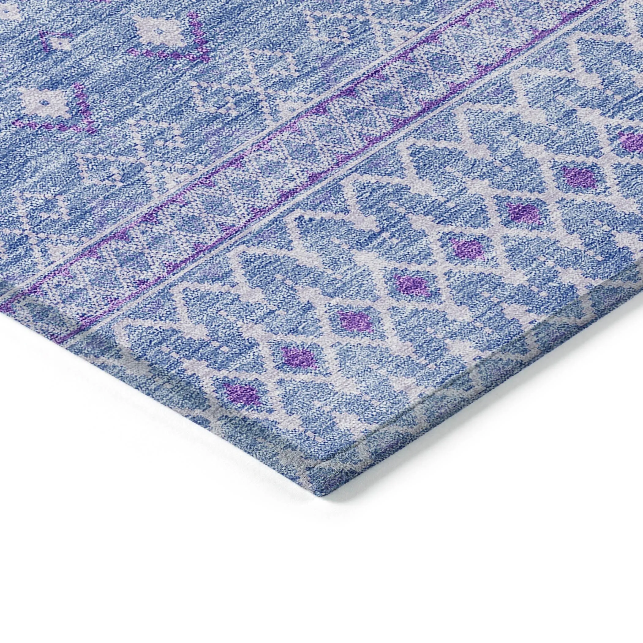 Machine Washable Indoor/ Outdoor Chantille Morrocan Boho Rug