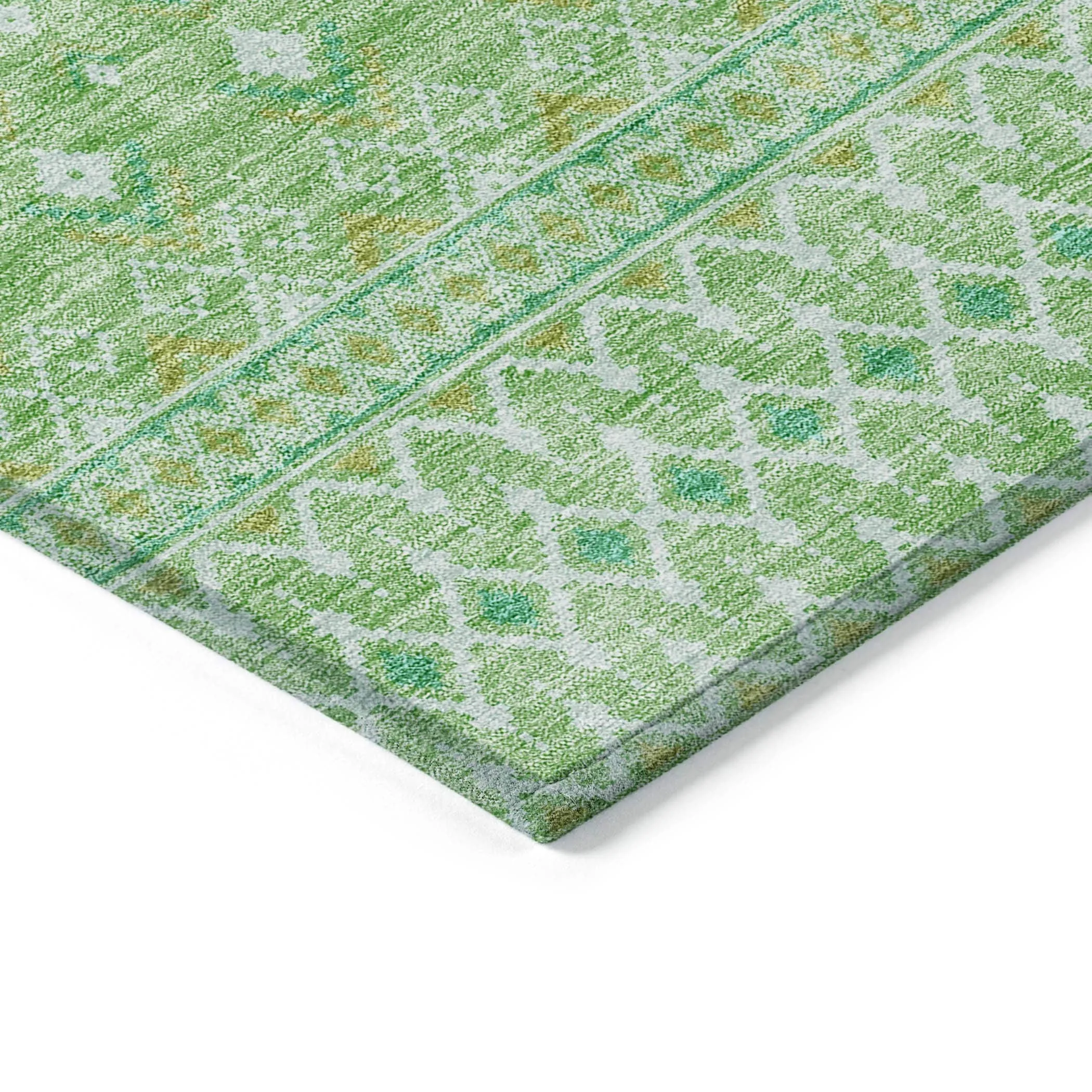 Machine Washable Indoor/ Outdoor Chantille Morrocan Boho Rug