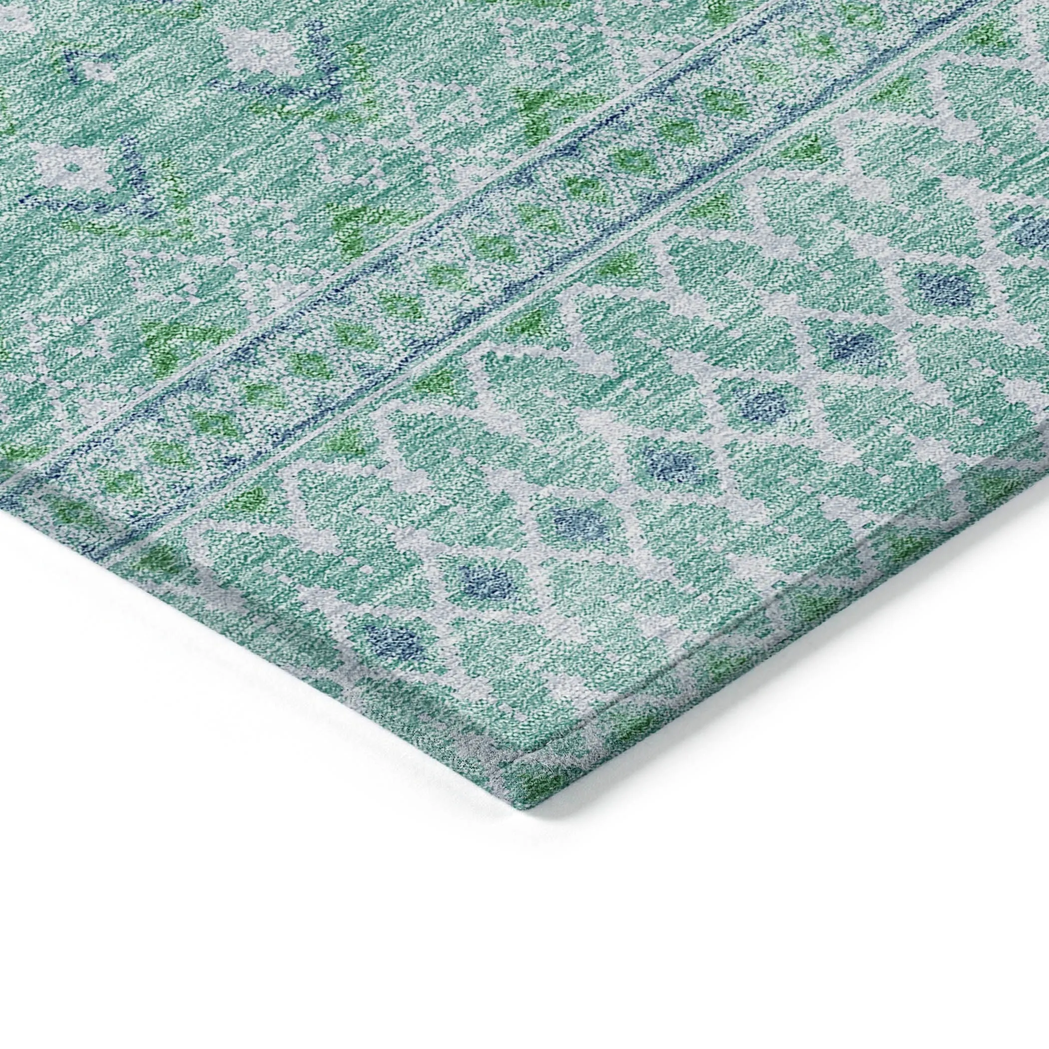Machine Washable Indoor/ Outdoor Chantille Morrocan Boho Rug