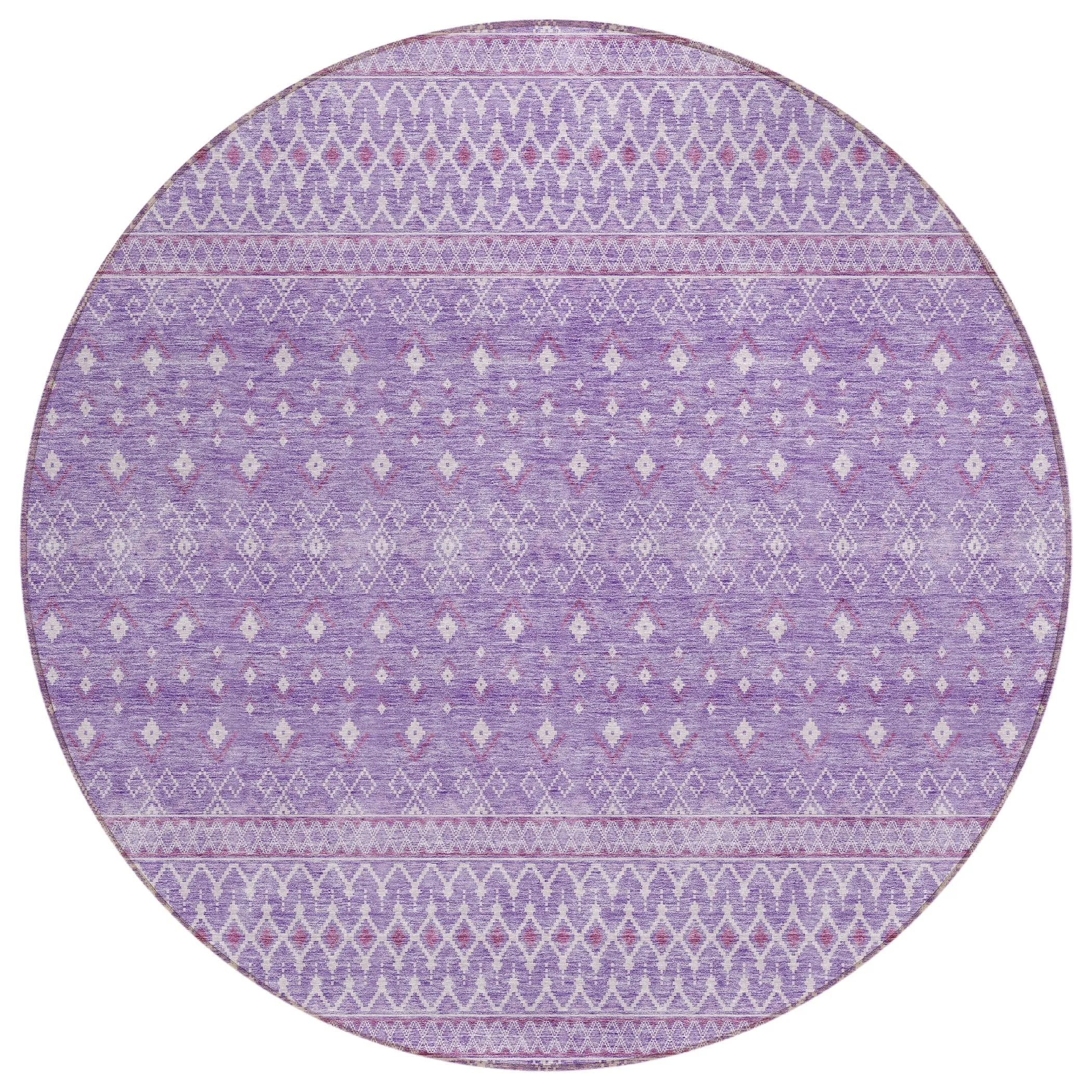 Machine Washable Indoor/ Outdoor Chantille Morrocan Boho Rug