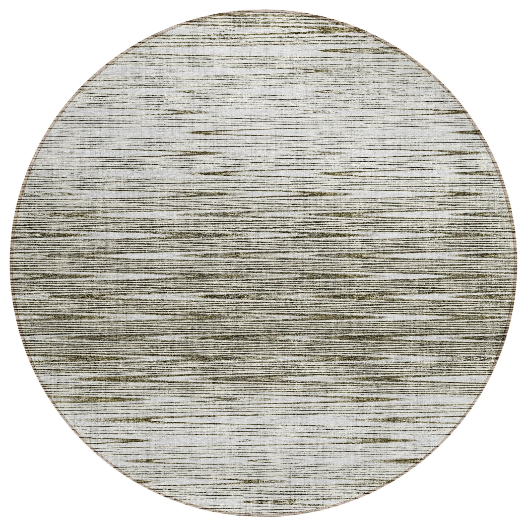 Machine Washable Indoor/ Outdoor Chantille Ombre Stripes Rug