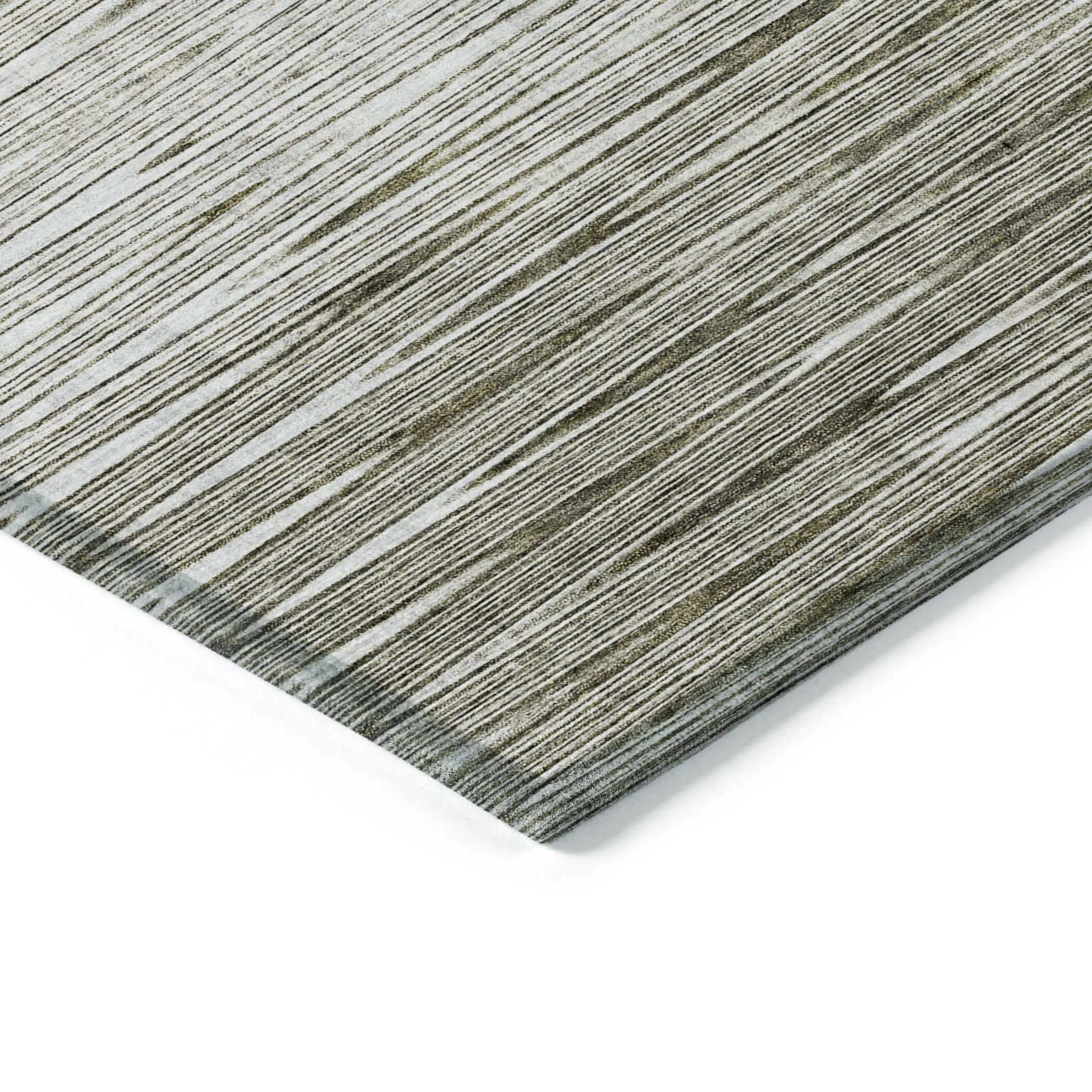 Machine Washable Indoor/ Outdoor Chantille Ombre Stripes Rug
