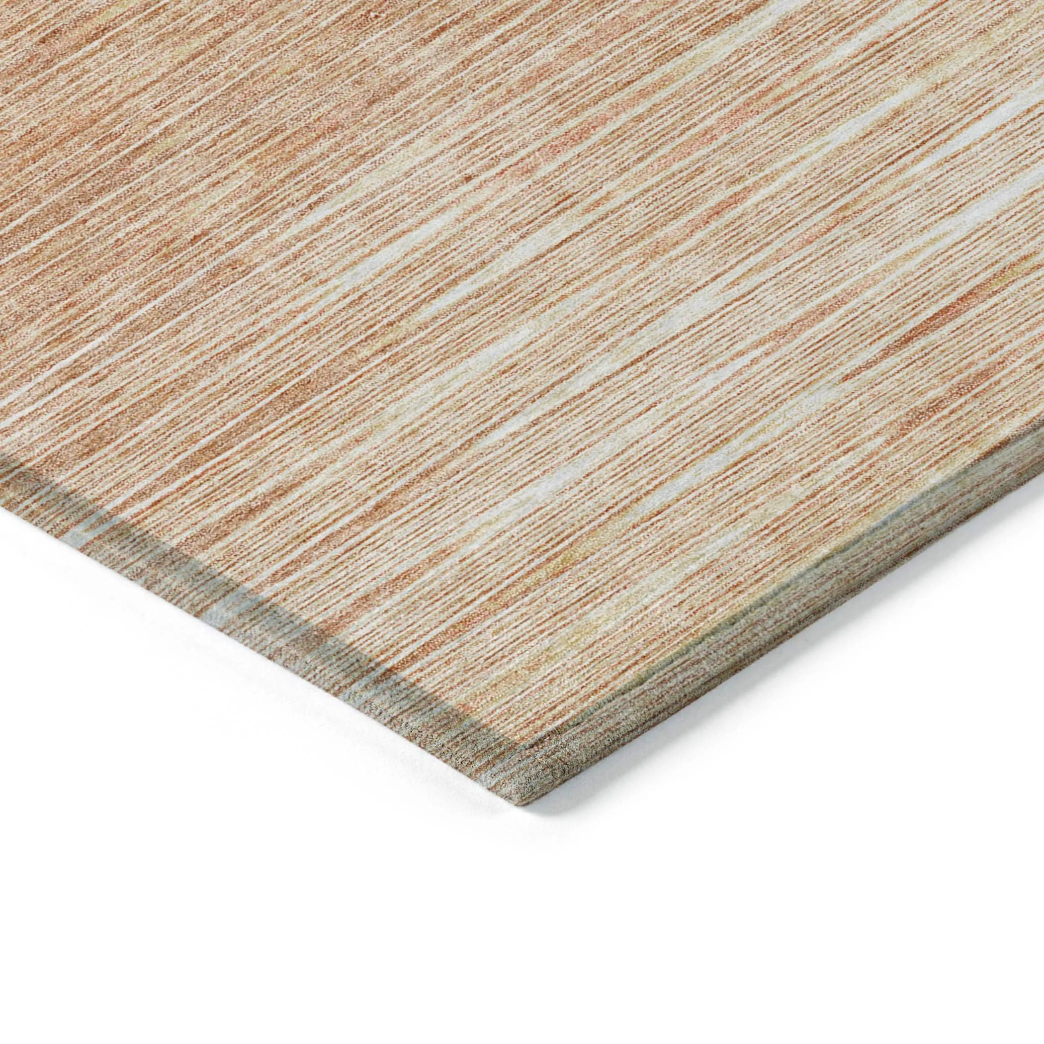Machine Washable Indoor/ Outdoor Chantille Ombre Stripes Rug
