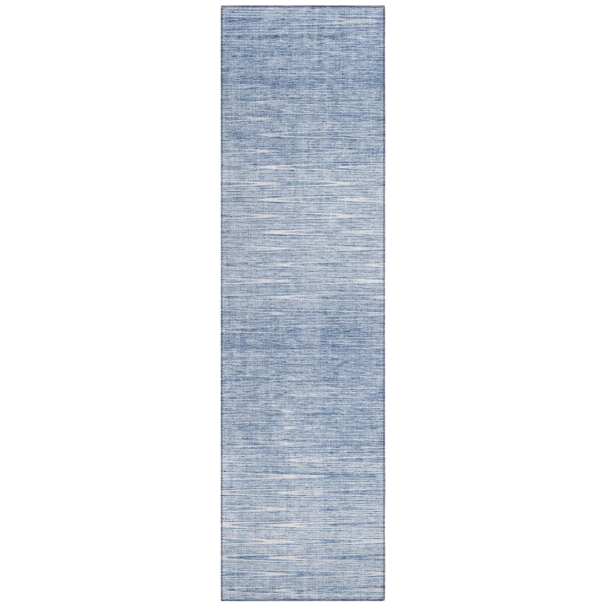 Machine Washable Indoor/ Outdoor Chantille Ombre Stripes Rug