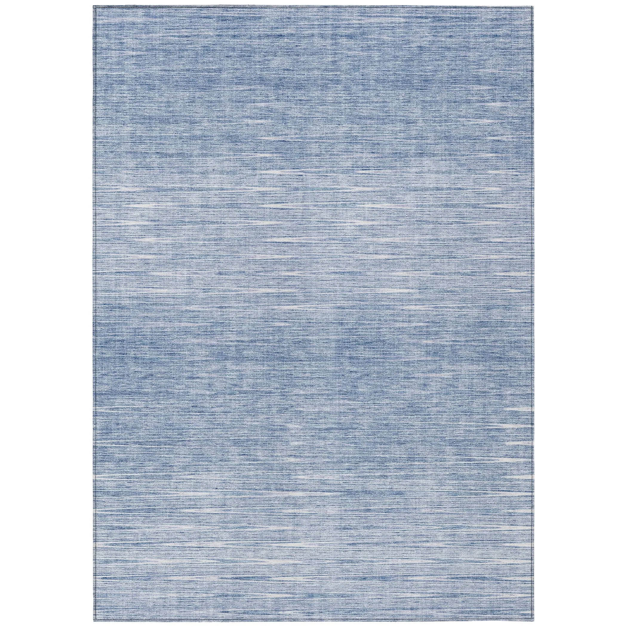 Machine Washable Indoor/ Outdoor Chantille Ombre Stripes Rug