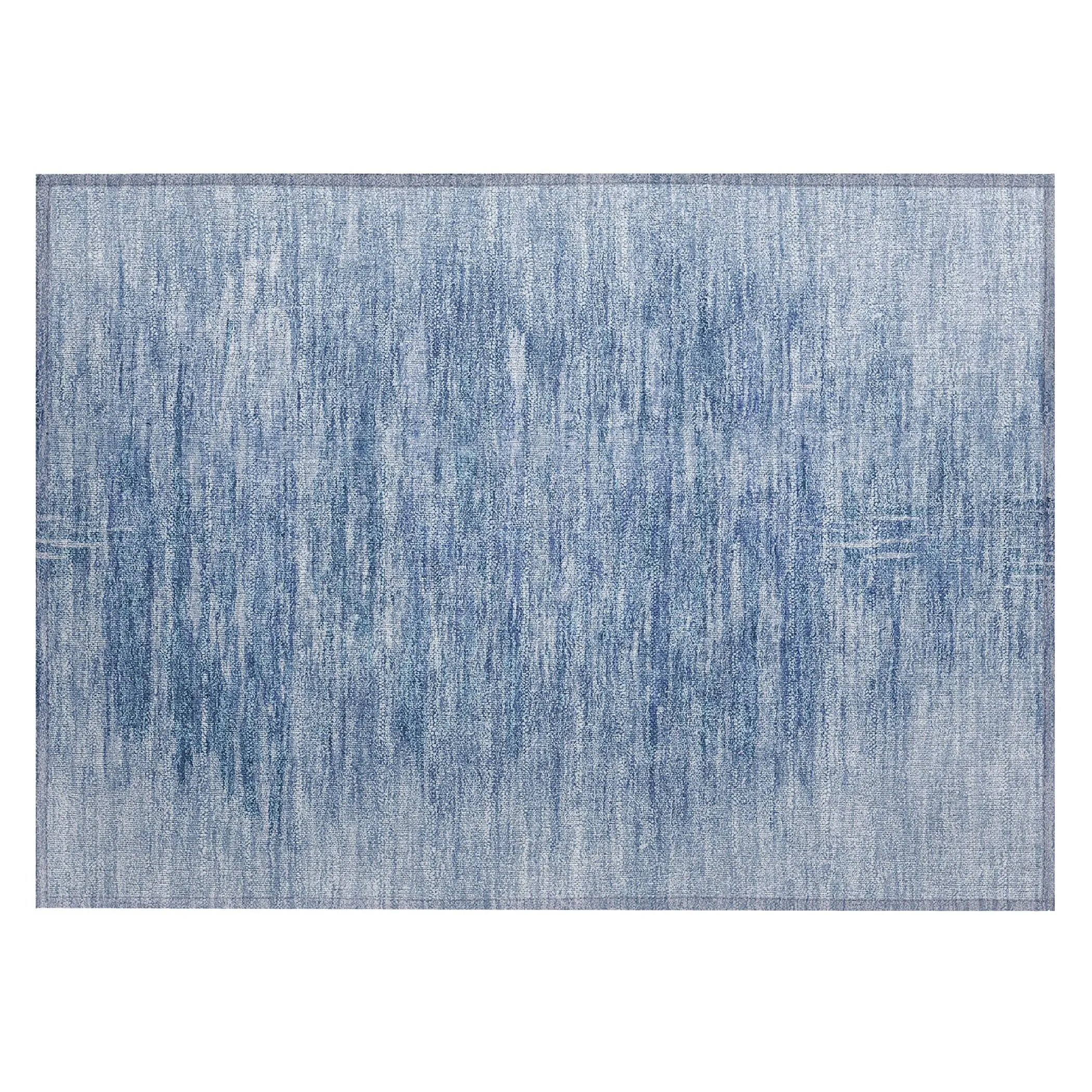 Machine Washable Indoor/ Outdoor Chantille Solid Ombre Rug