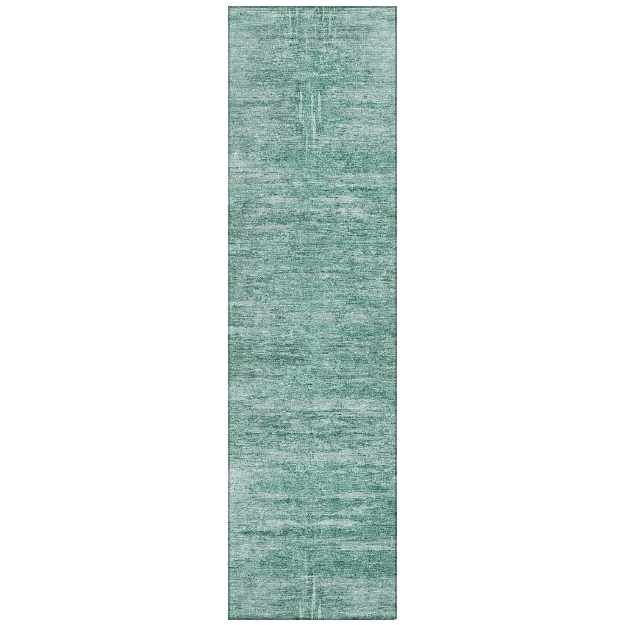 Machine Washable Indoor/ Outdoor Chantille Solid Ombre Rug