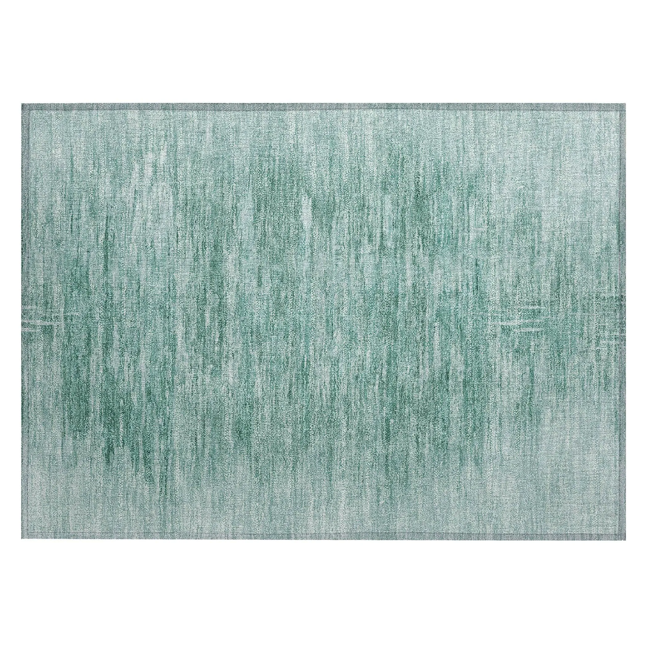 Machine Washable Indoor/ Outdoor Chantille Solid Ombre Rug