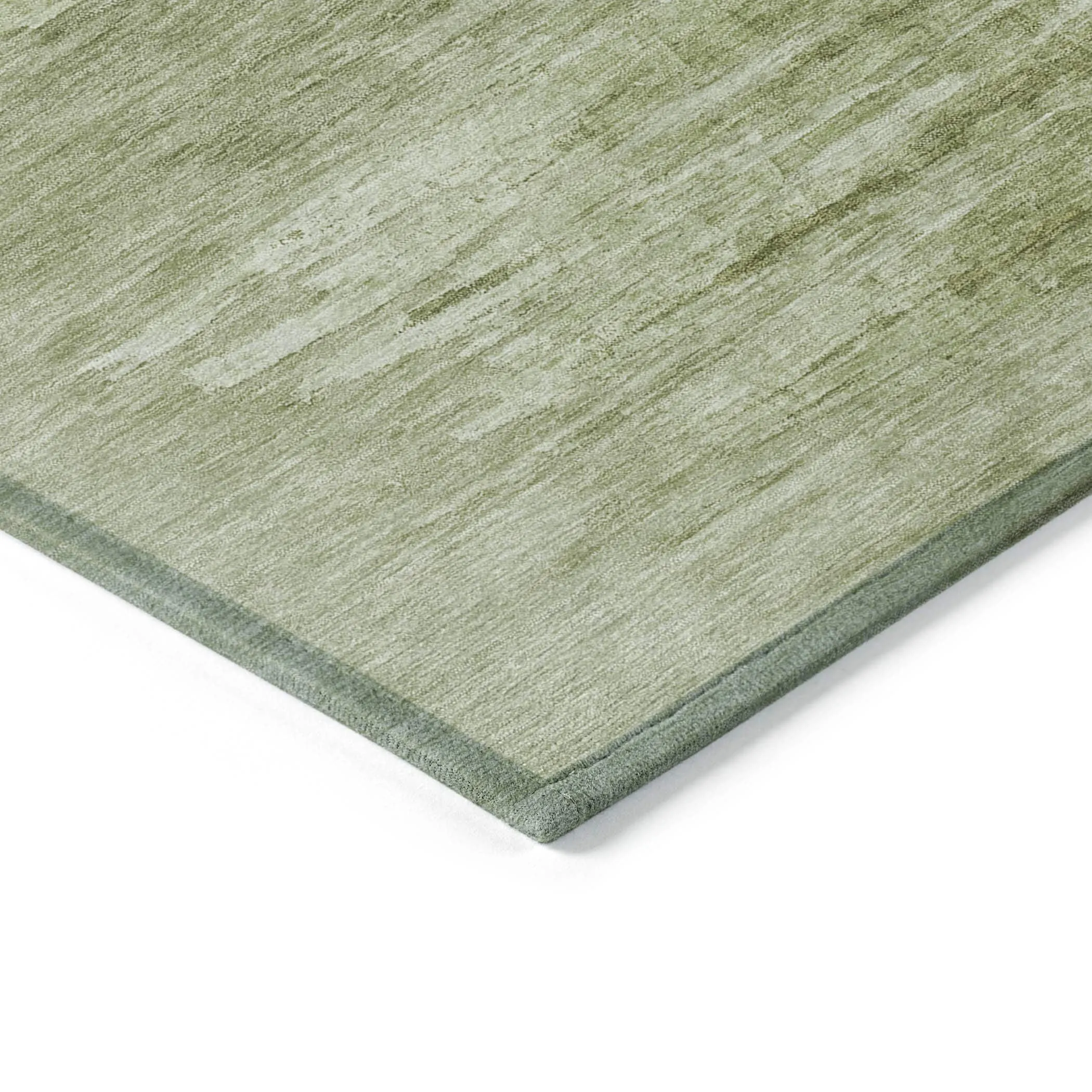 Machine Washable Indoor/ Outdoor Chantille Solid Ombre Rug