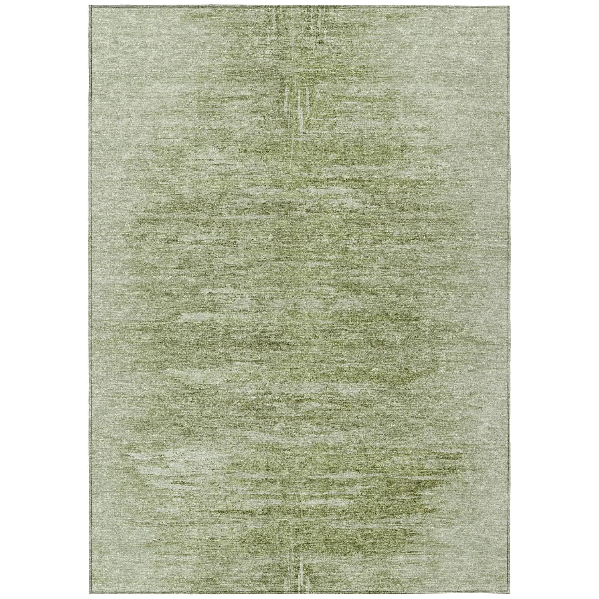 Machine Washable Indoor/ Outdoor Chantille Solid Ombre Rug