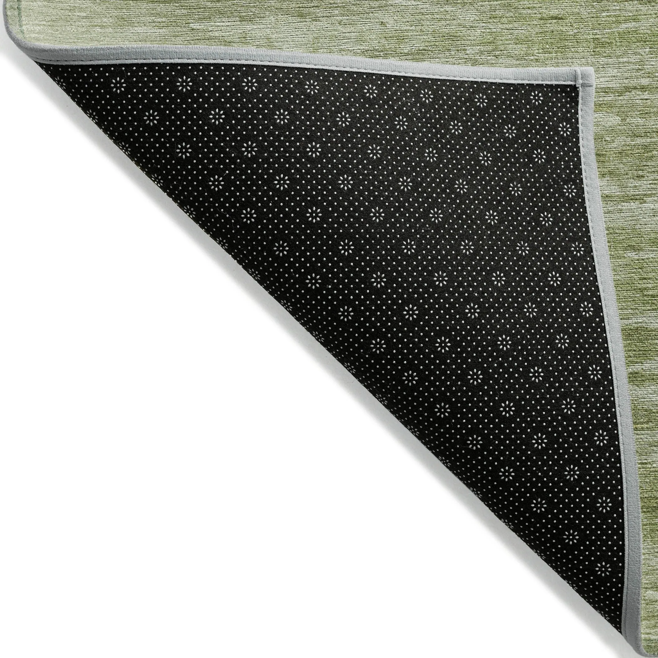 Machine Washable Indoor/ Outdoor Chantille Solid Ombre Rug