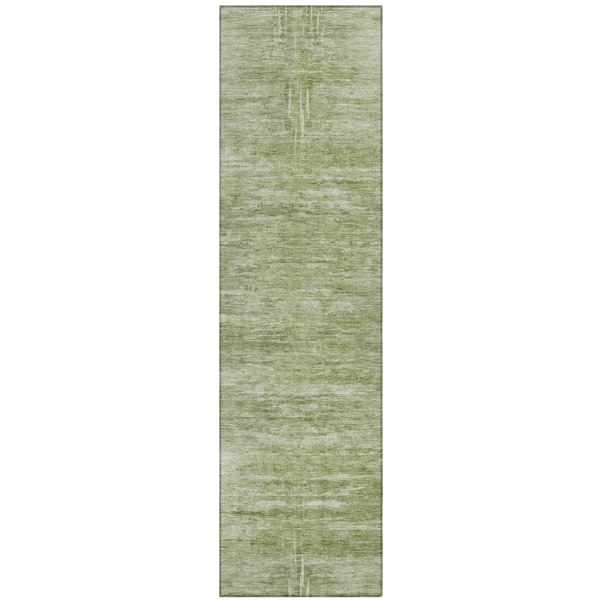 Machine Washable Indoor/ Outdoor Chantille Solid Ombre Rug