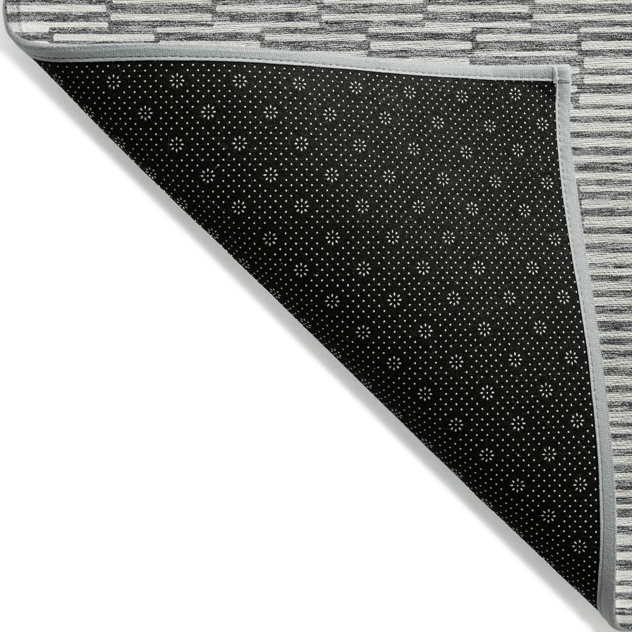 Machine Washable Indoor/ Outdoor Chantille Stripe Blocks Rug