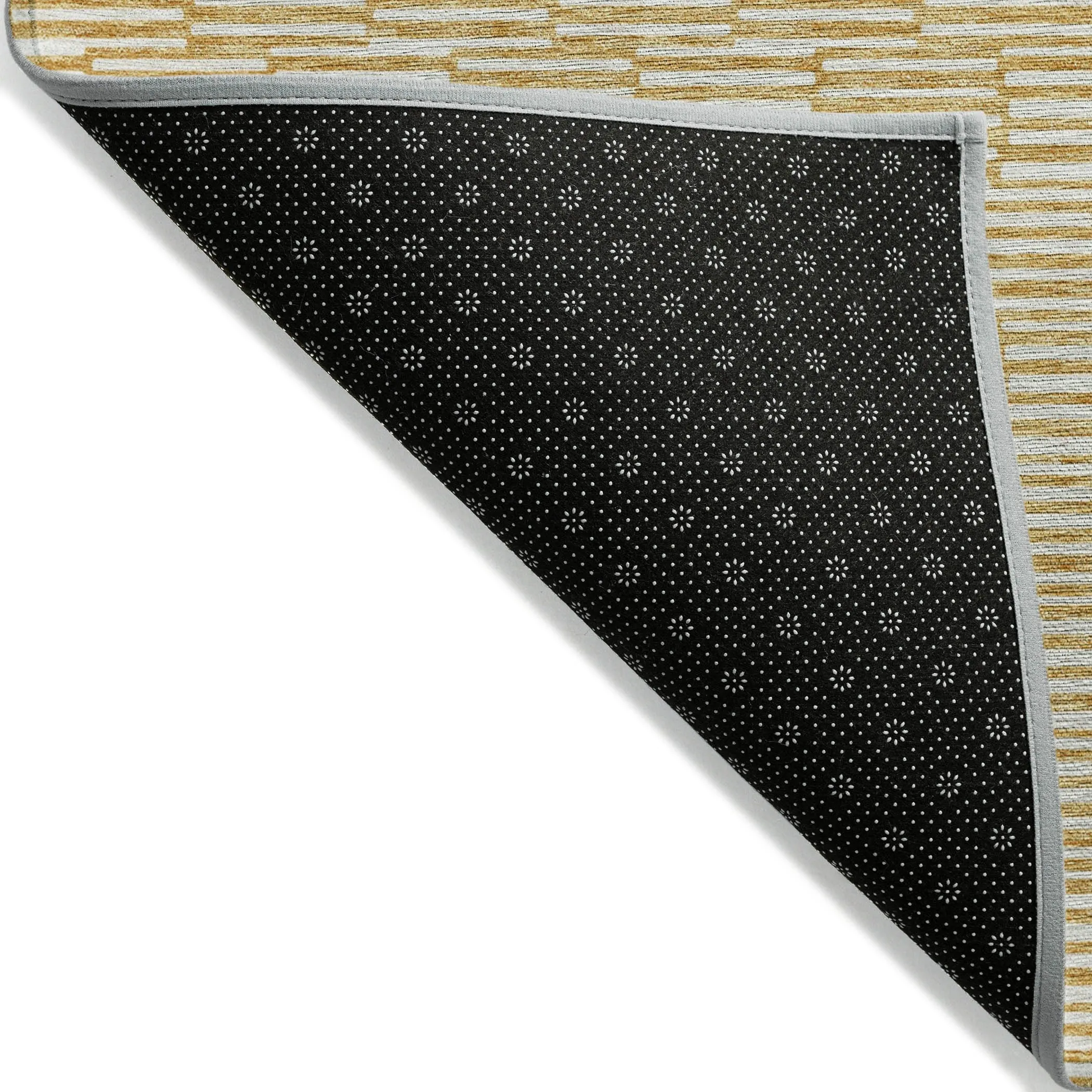 Machine Washable Indoor/ Outdoor Chantille Stripe Blocks Rug