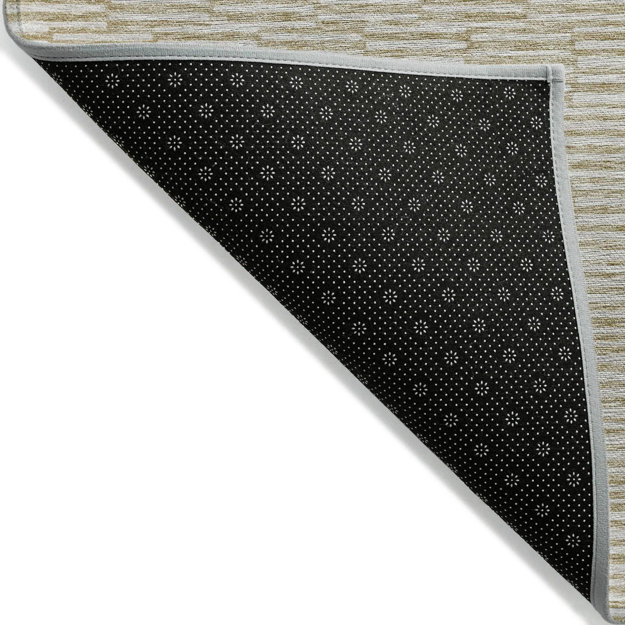 Machine Washable Indoor/ Outdoor Chantille Stripe Blocks Rug