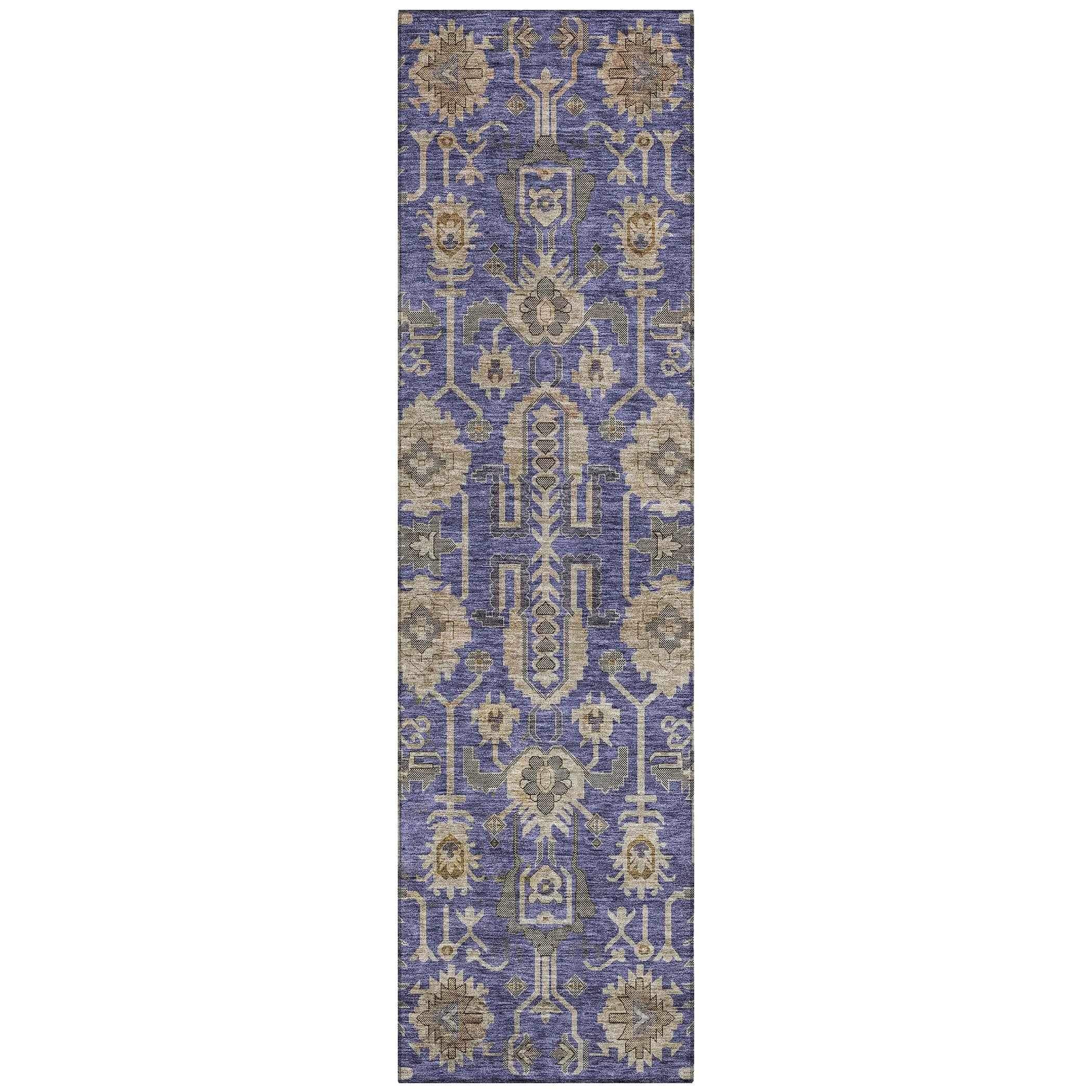 Machine Washable Indoor/ Outdoor Chantille Traditional Boho Rug