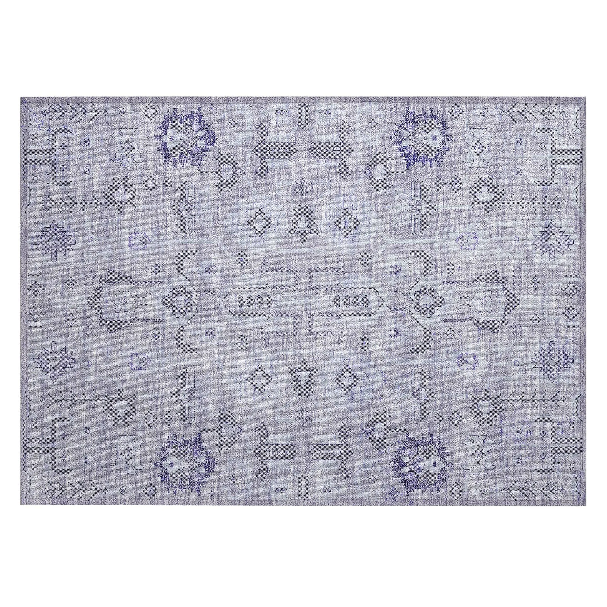 Machine Washable Indoor/ Outdoor Chantille Traditional Boho Rug