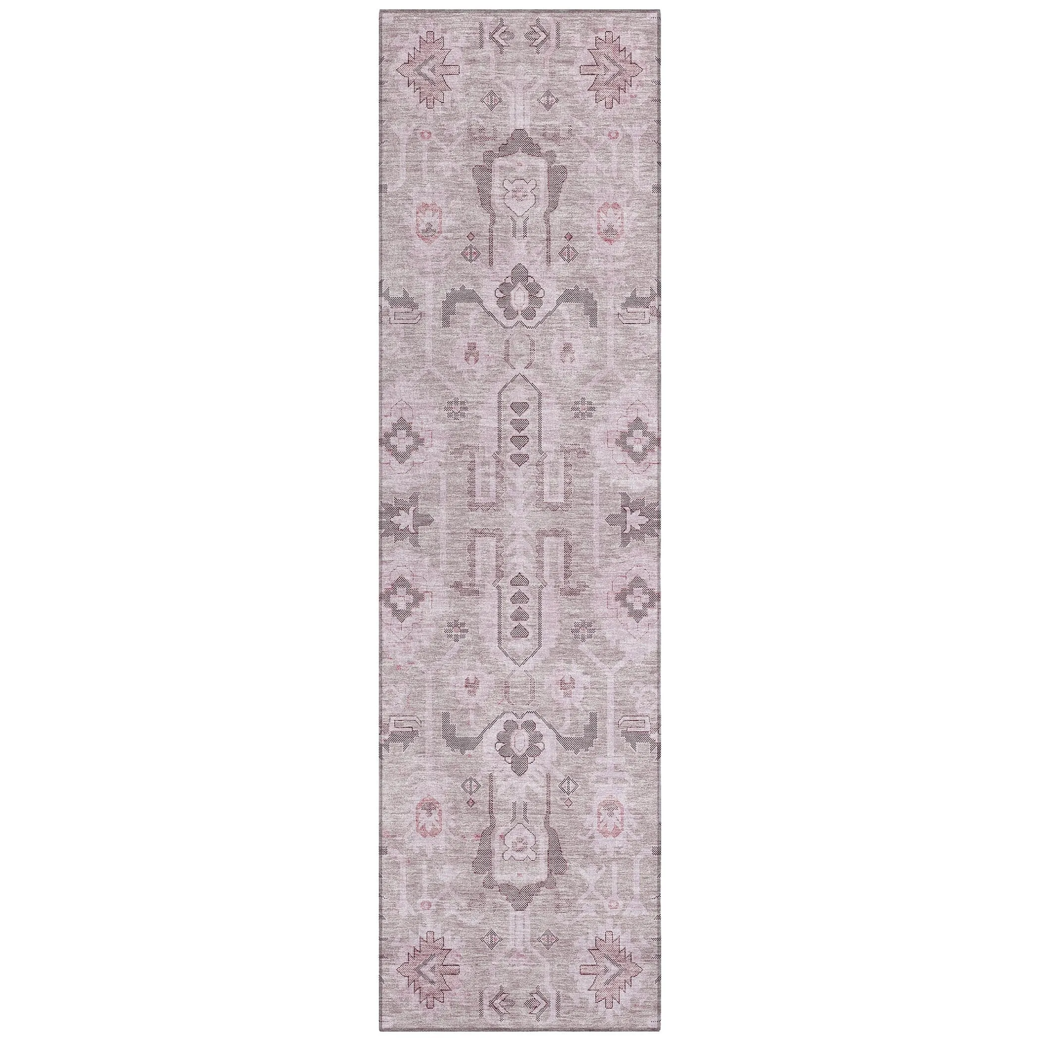 Machine Washable Indoor/ Outdoor Chantille Traditional Boho Rug