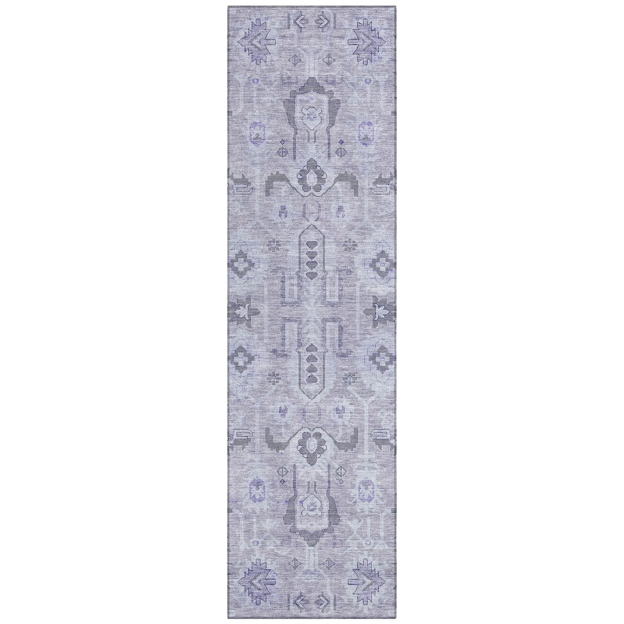 Machine Washable Indoor/ Outdoor Chantille Traditional Boho Rug