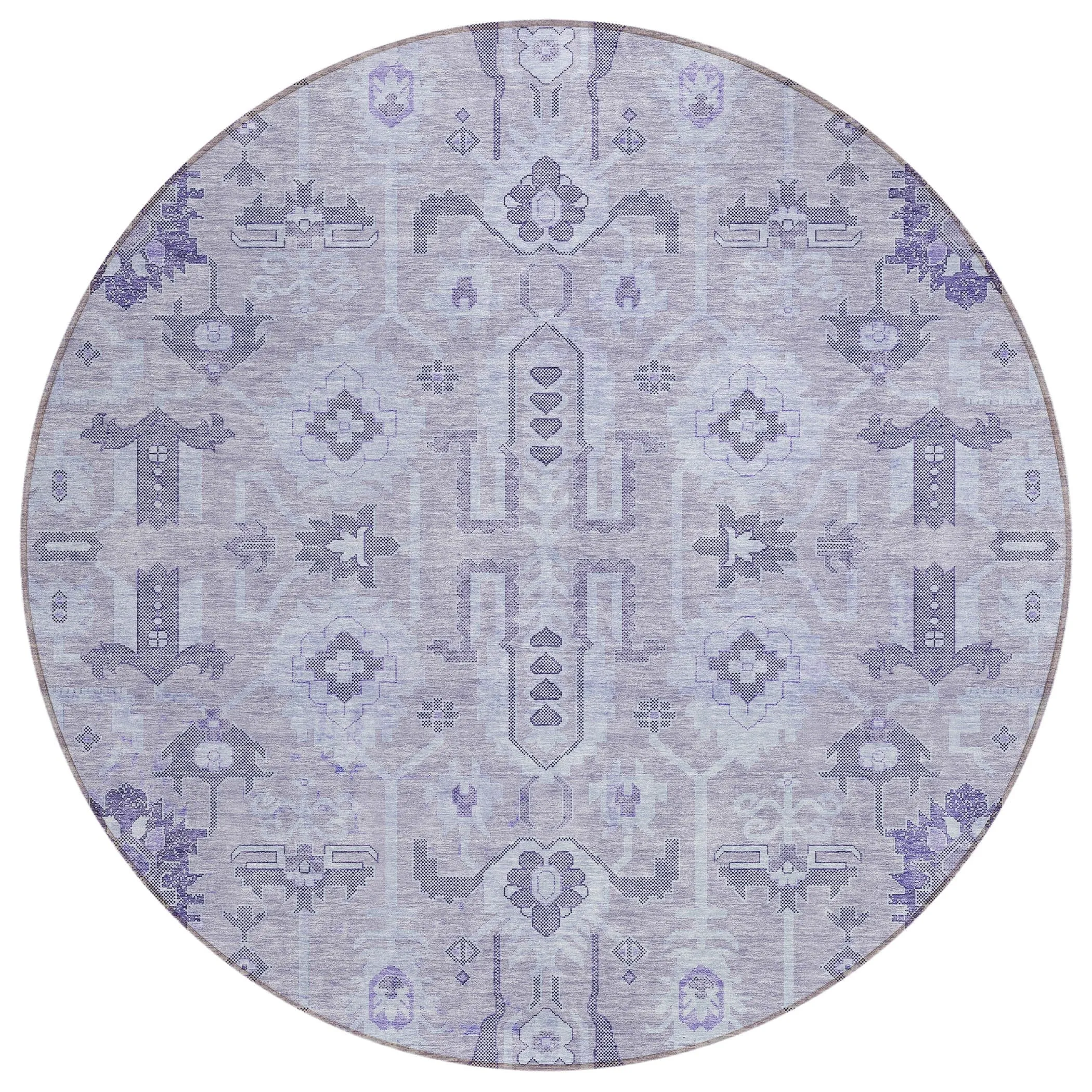 Machine Washable Indoor/ Outdoor Chantille Traditional Boho Rug