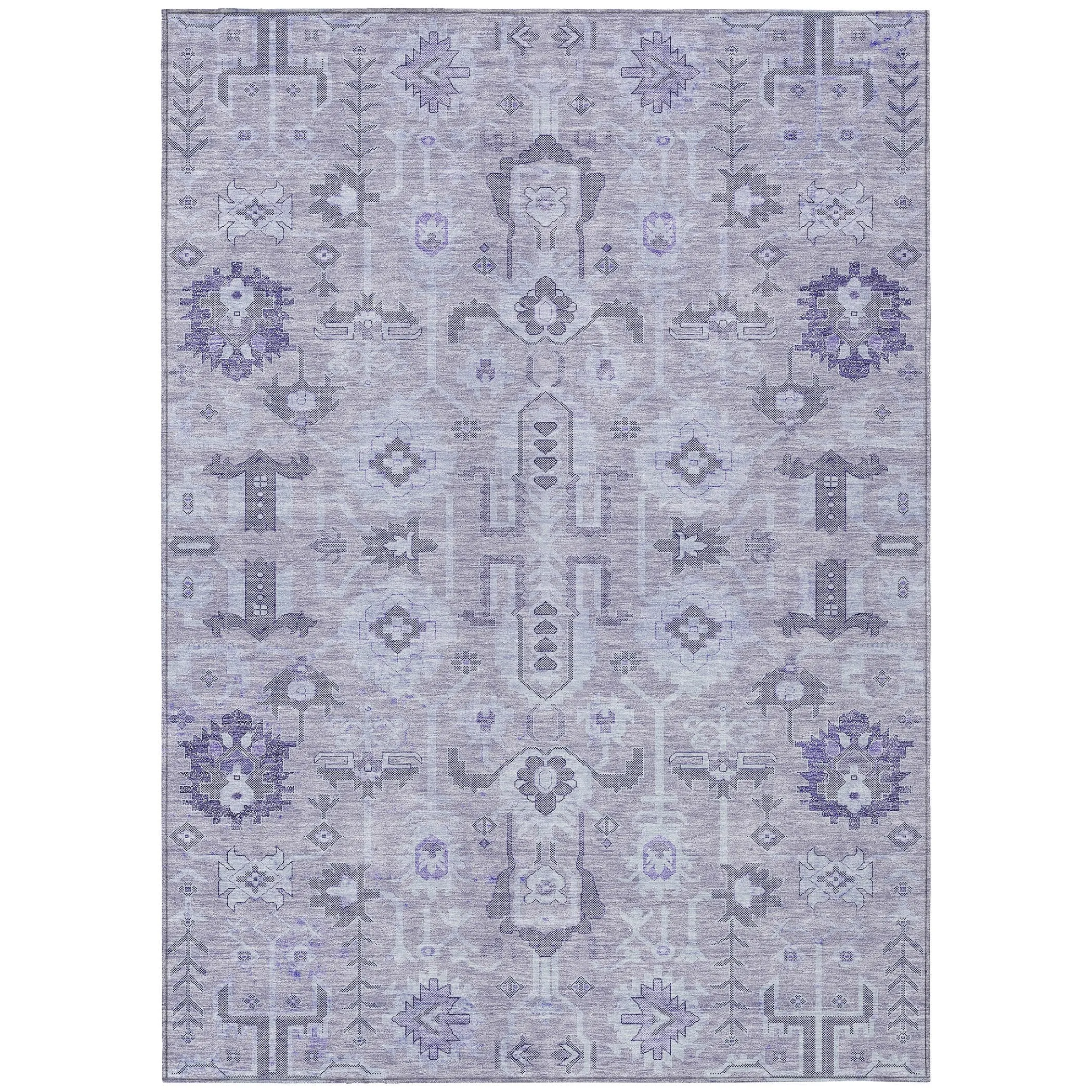 Machine Washable Indoor/ Outdoor Chantille Traditional Boho Rug