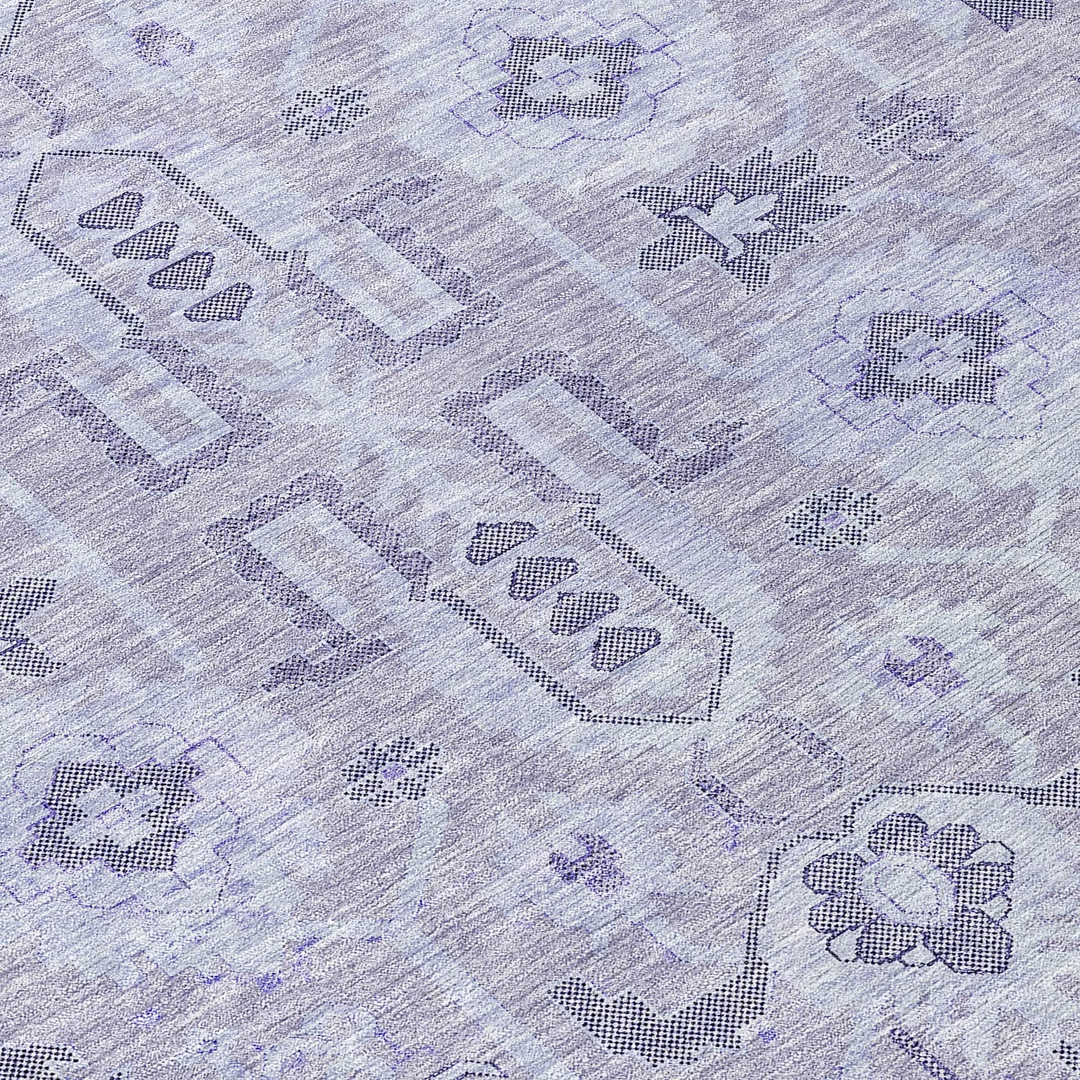 Machine Washable Indoor/ Outdoor Chantille Traditional Boho Rug