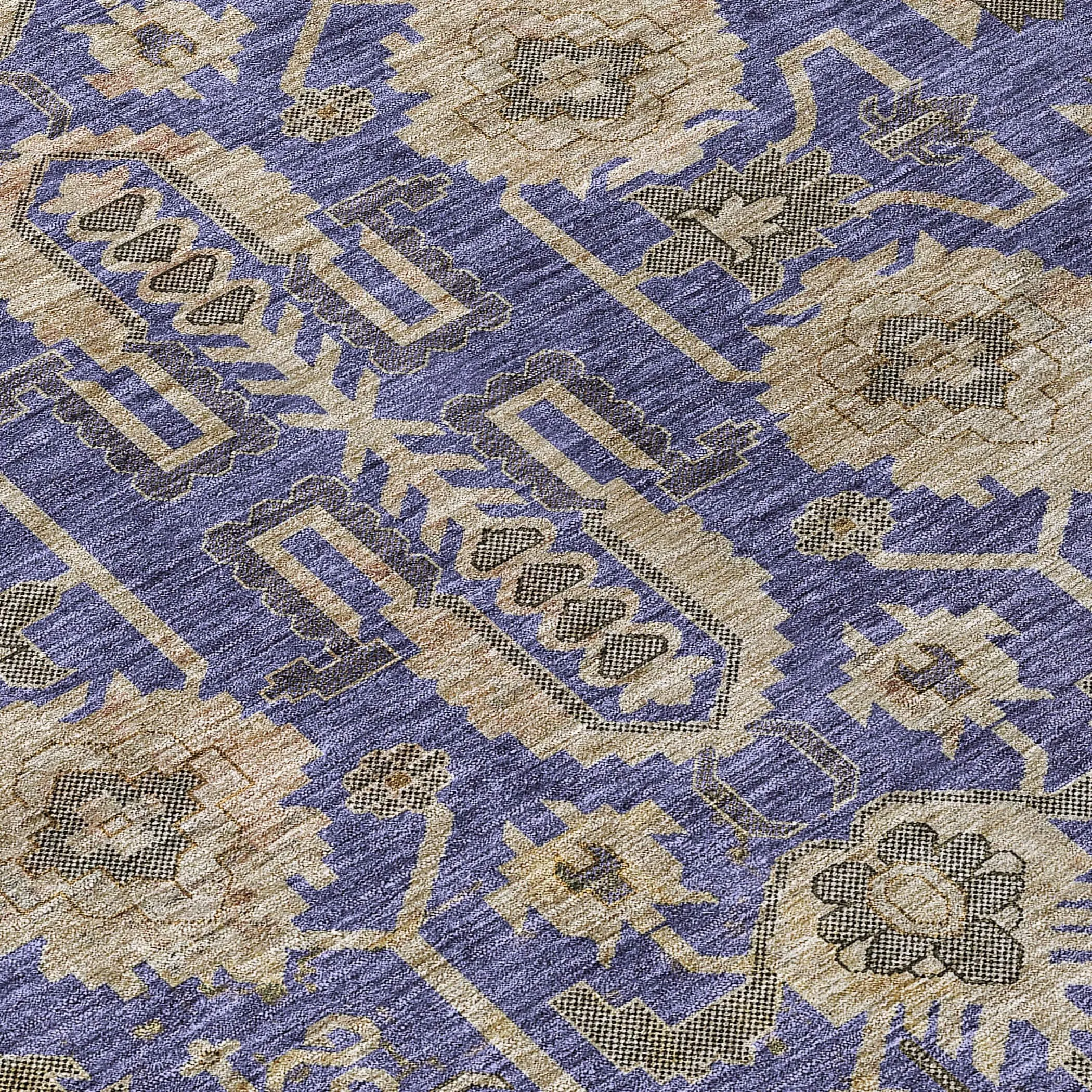 Machine Washable Indoor/ Outdoor Chantille Traditional Boho Rug