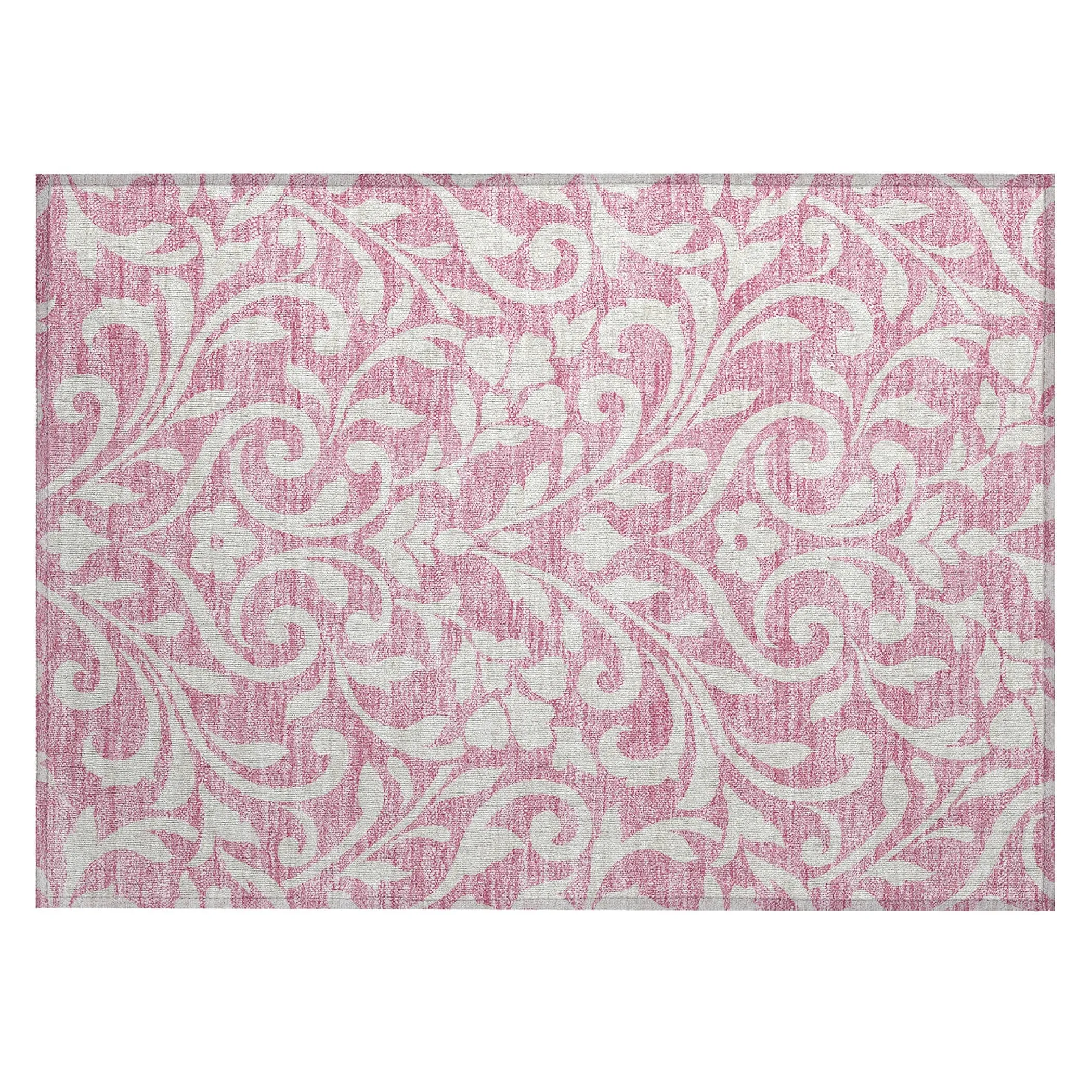 Machine Washable Indoor/ Outdoor Chantille Traditional Elegant Rug