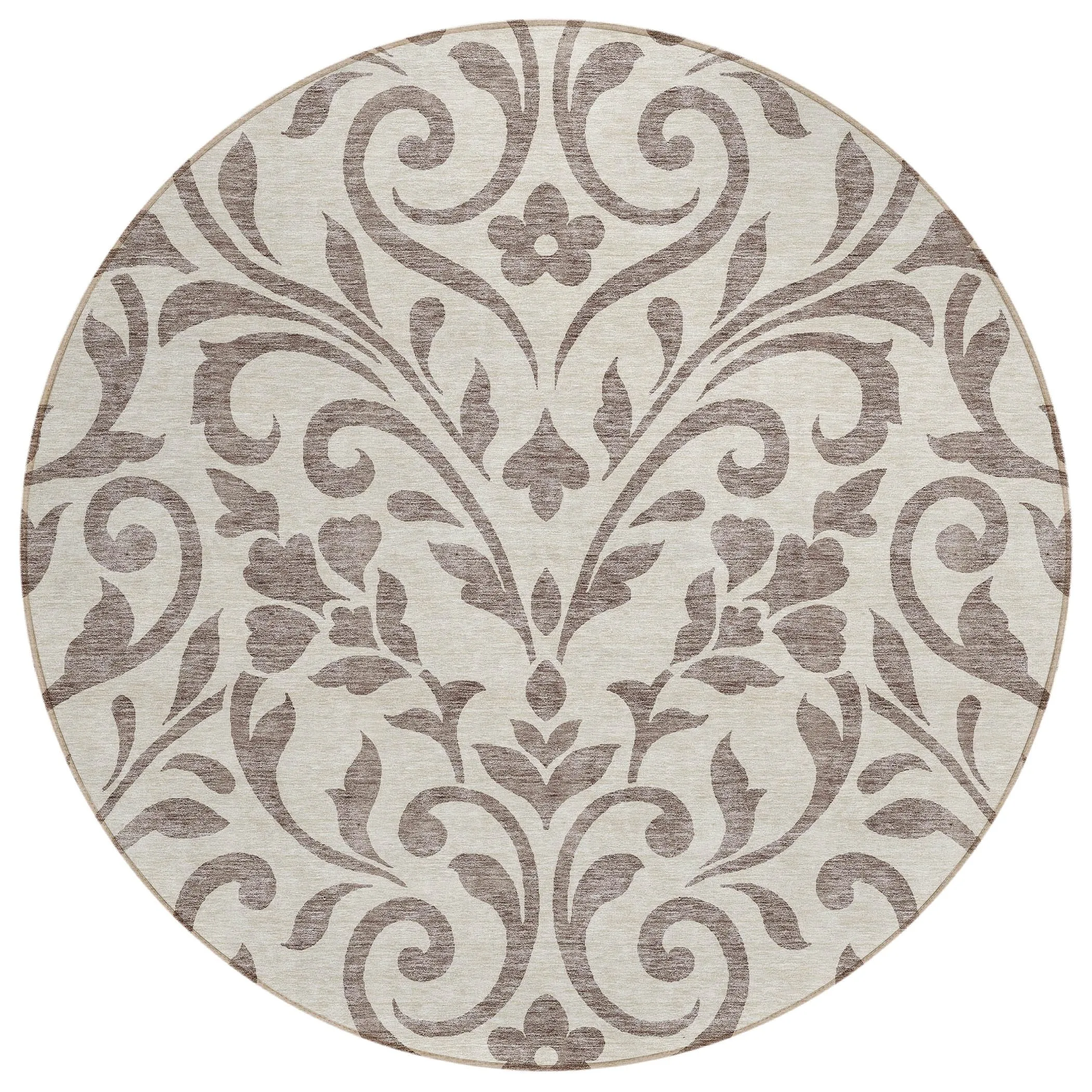 Machine Washable Indoor/ Outdoor Chantille Traditional Elegant Rug