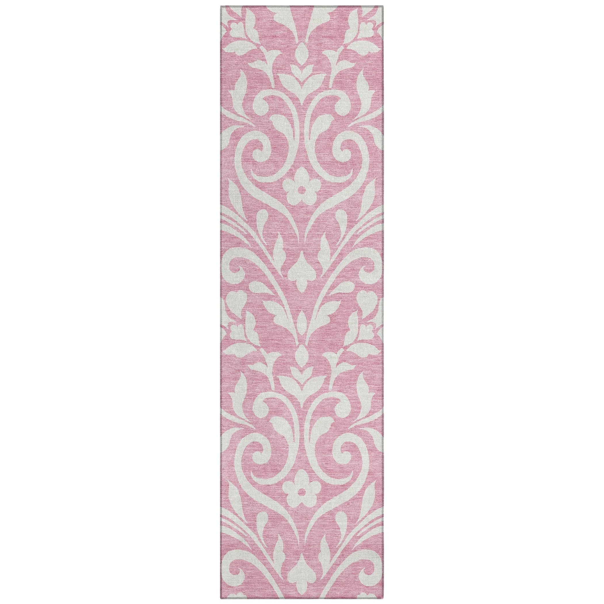 Machine Washable Indoor/ Outdoor Chantille Traditional Elegant Rug