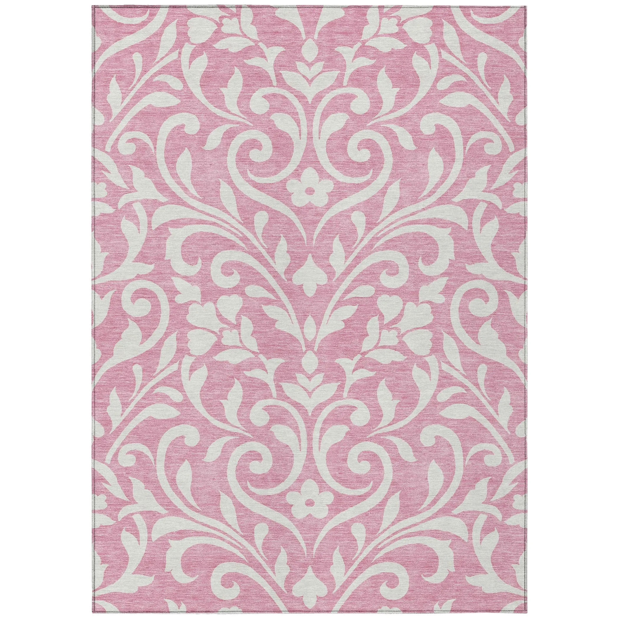Machine Washable Indoor/ Outdoor Chantille Traditional Elegant Rug