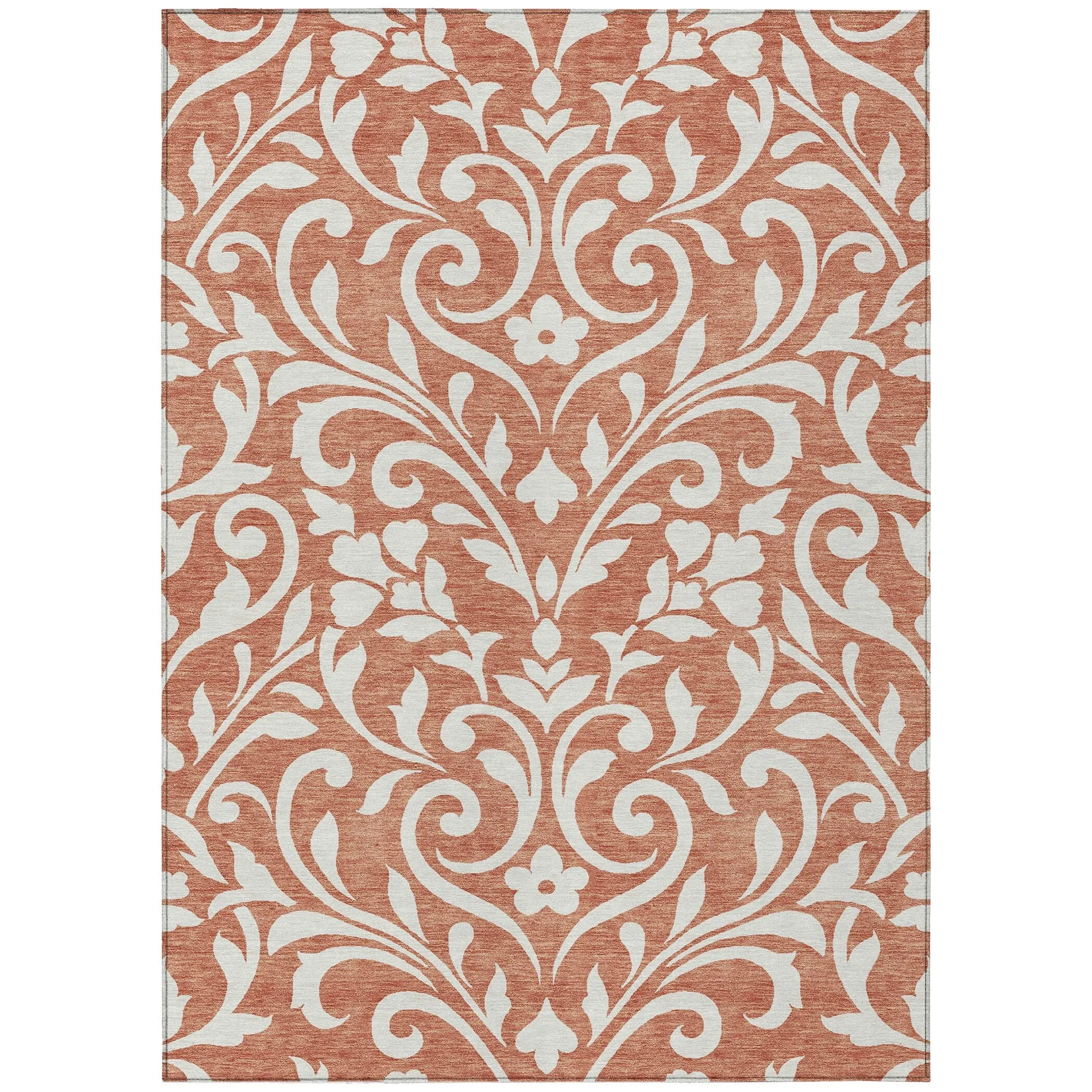 Machine Washable Indoor/ Outdoor Chantille Traditional Elegant Rug