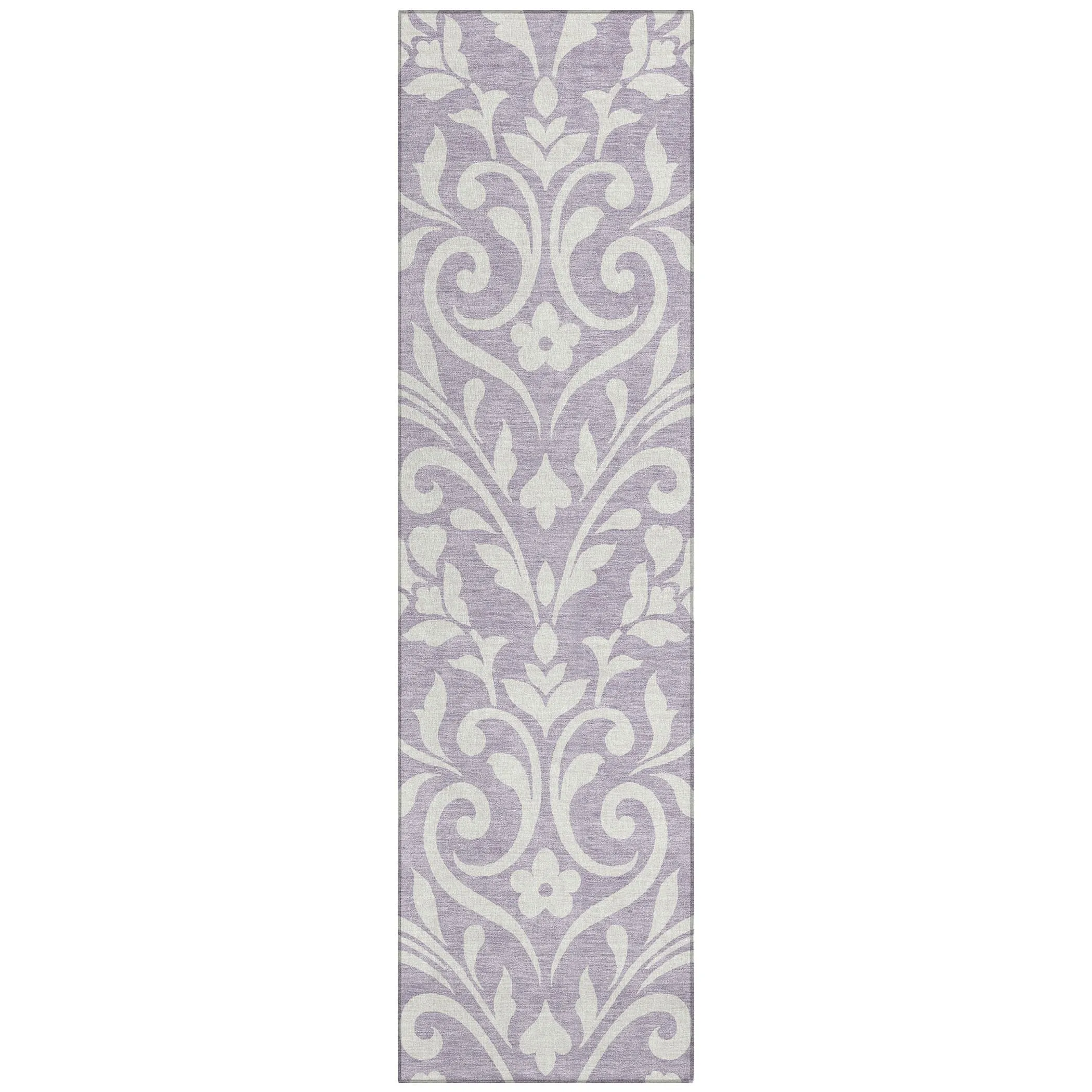 Machine Washable Indoor/ Outdoor Chantille Traditional Elegant Rug