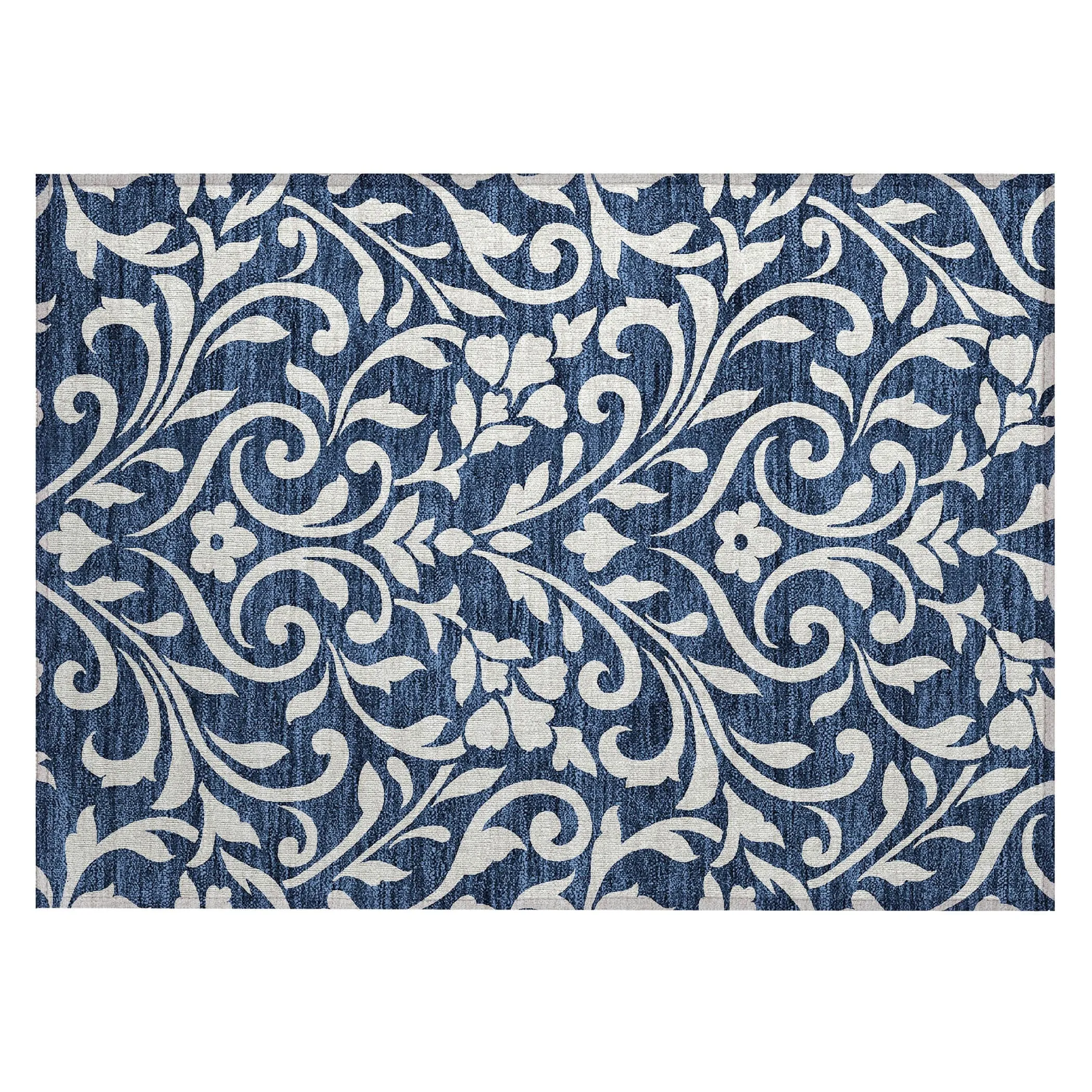 Machine Washable Indoor/ Outdoor Chantille Traditional Elegant Rug