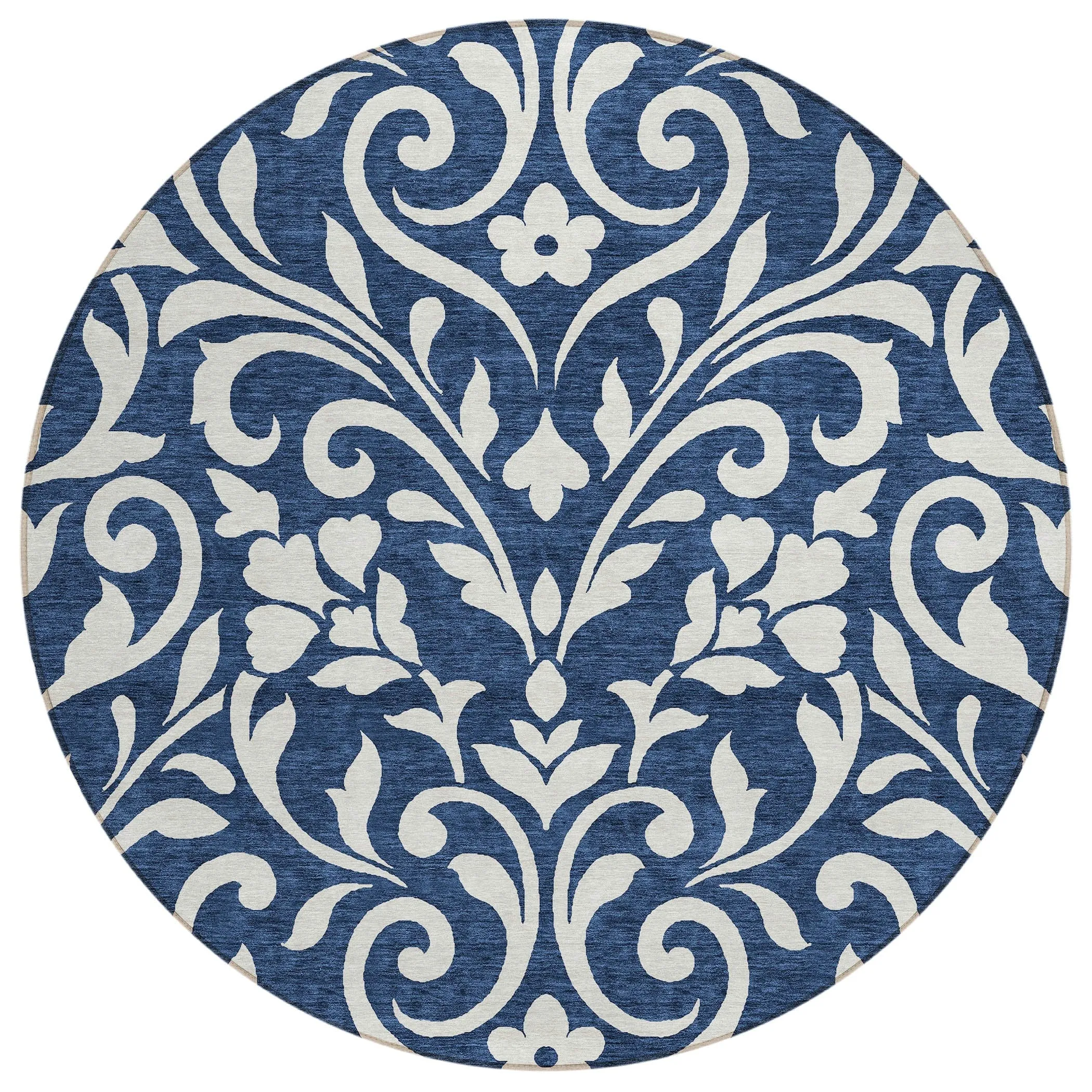 Machine Washable Indoor/ Outdoor Chantille Traditional Elegant Rug