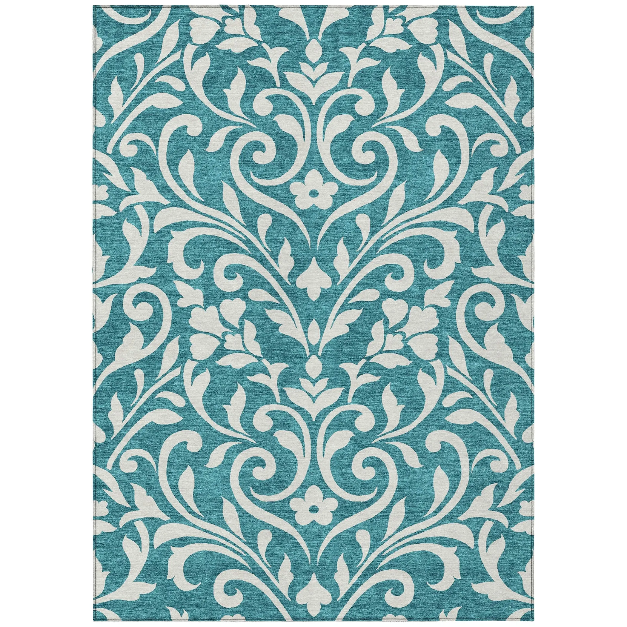 Machine Washable Indoor/ Outdoor Chantille Traditional Elegant Rug