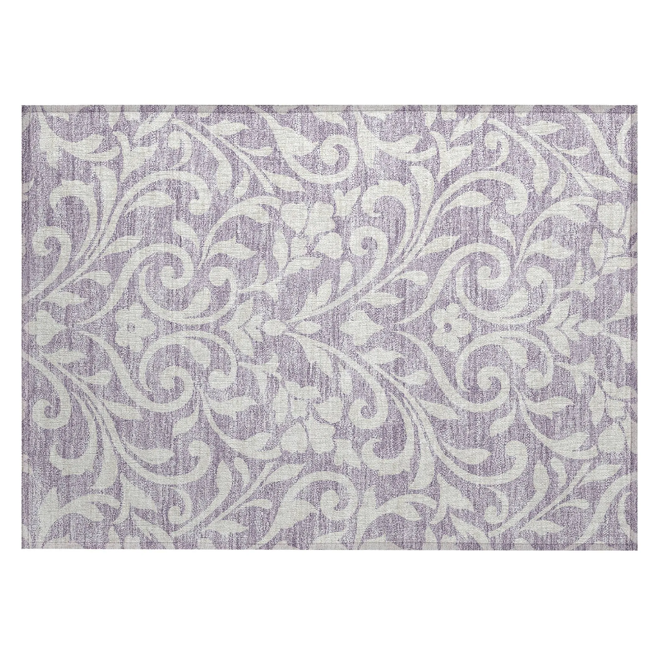 Machine Washable Indoor/ Outdoor Chantille Traditional Elegant Rug