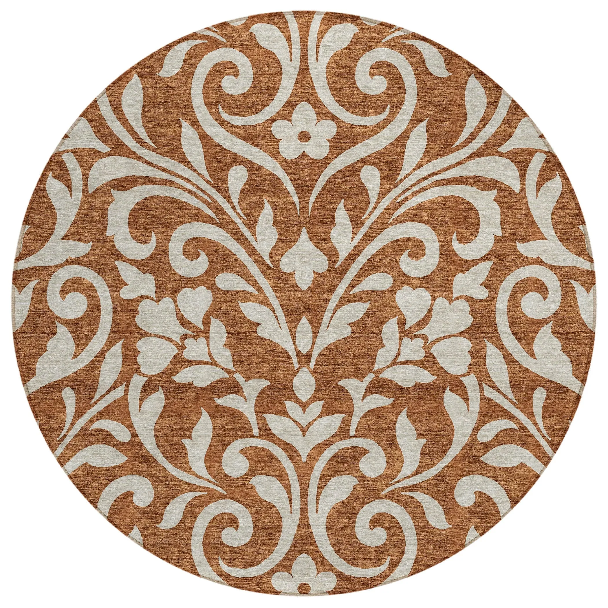 Machine Washable Indoor/ Outdoor Chantille Traditional Elegant Rug