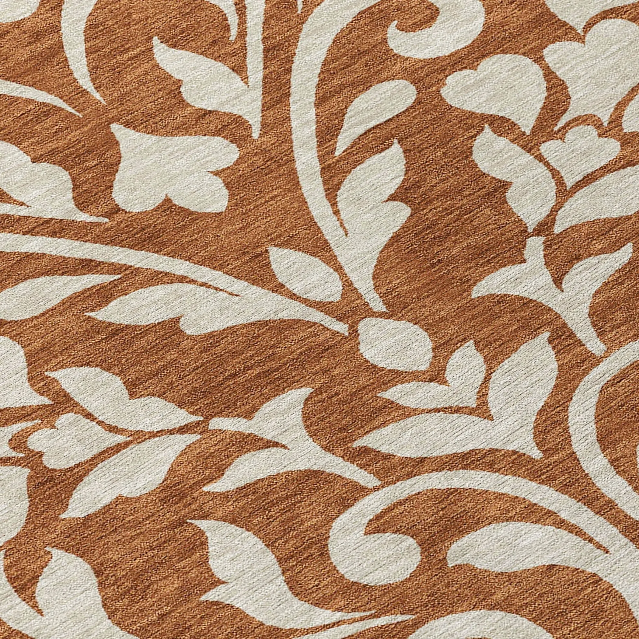 Machine Washable Indoor/ Outdoor Chantille Traditional Elegant Rug