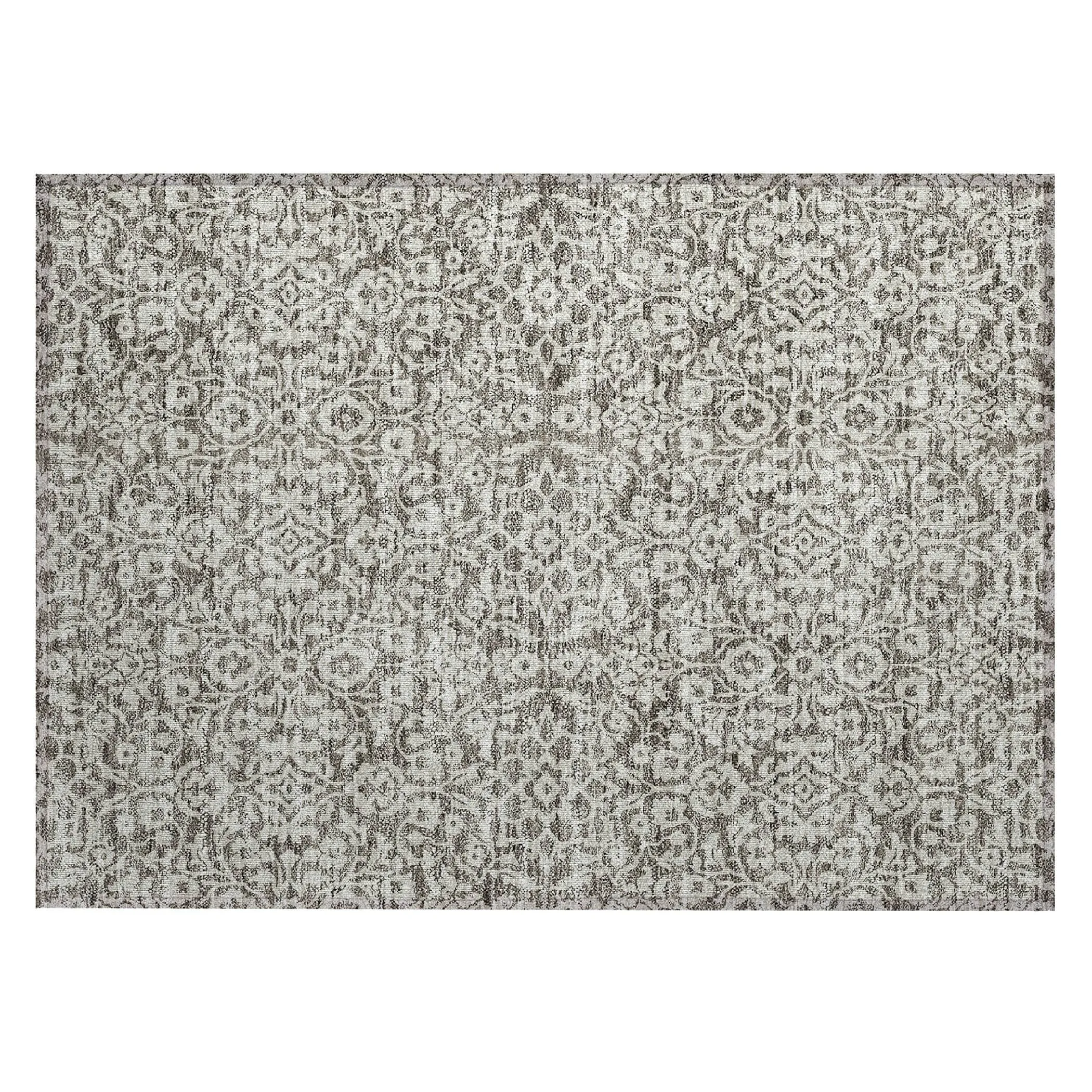 Machine Washable Indoor/ Outdoor Chantille Traditional Farmhouse Rug
